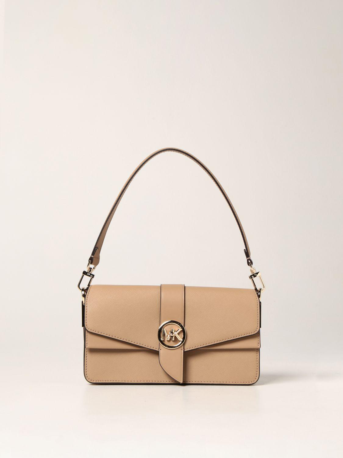 Michael Kors Greenwich Michael Bag In Saffiano Leather in Camel 