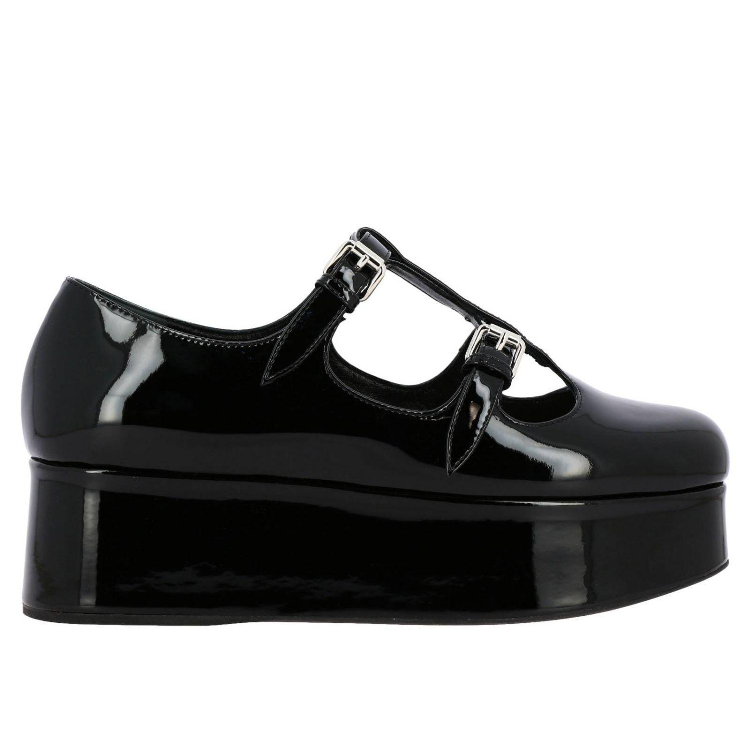 miu miu leather ballet flats
