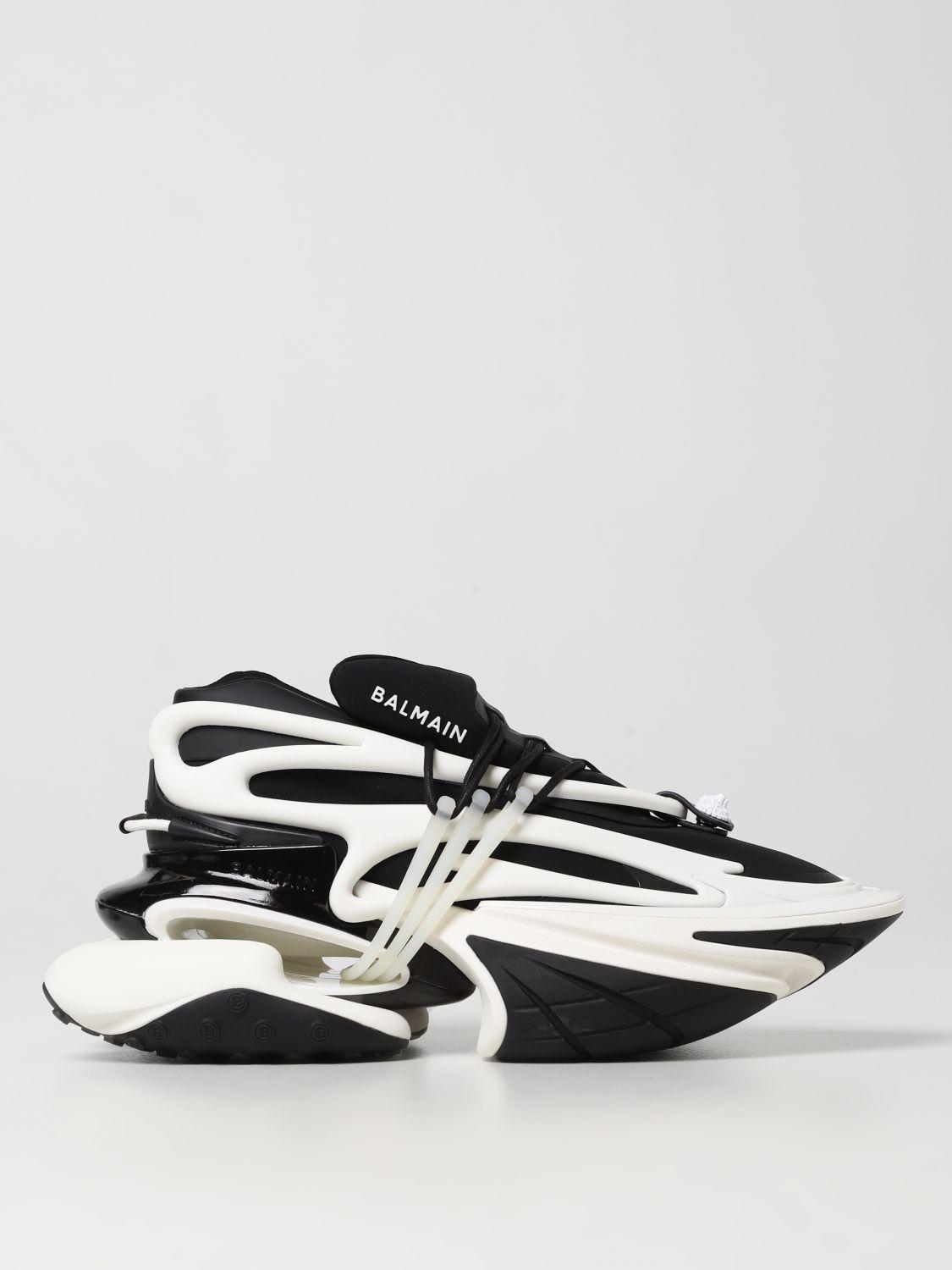 black balmain sneakers