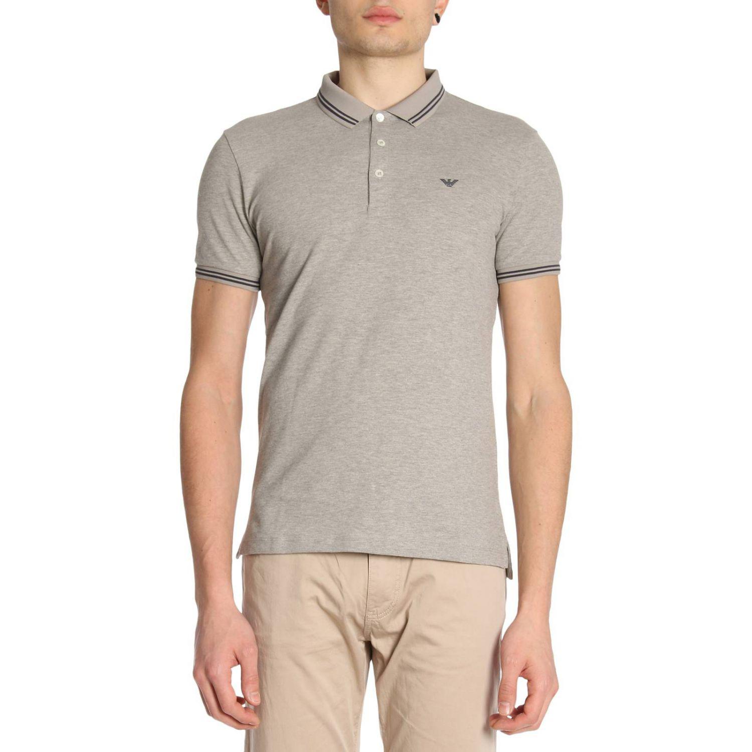 Lyst Homme Coloris En Emporio Gris Shirt Pour T Armani frqgAf1