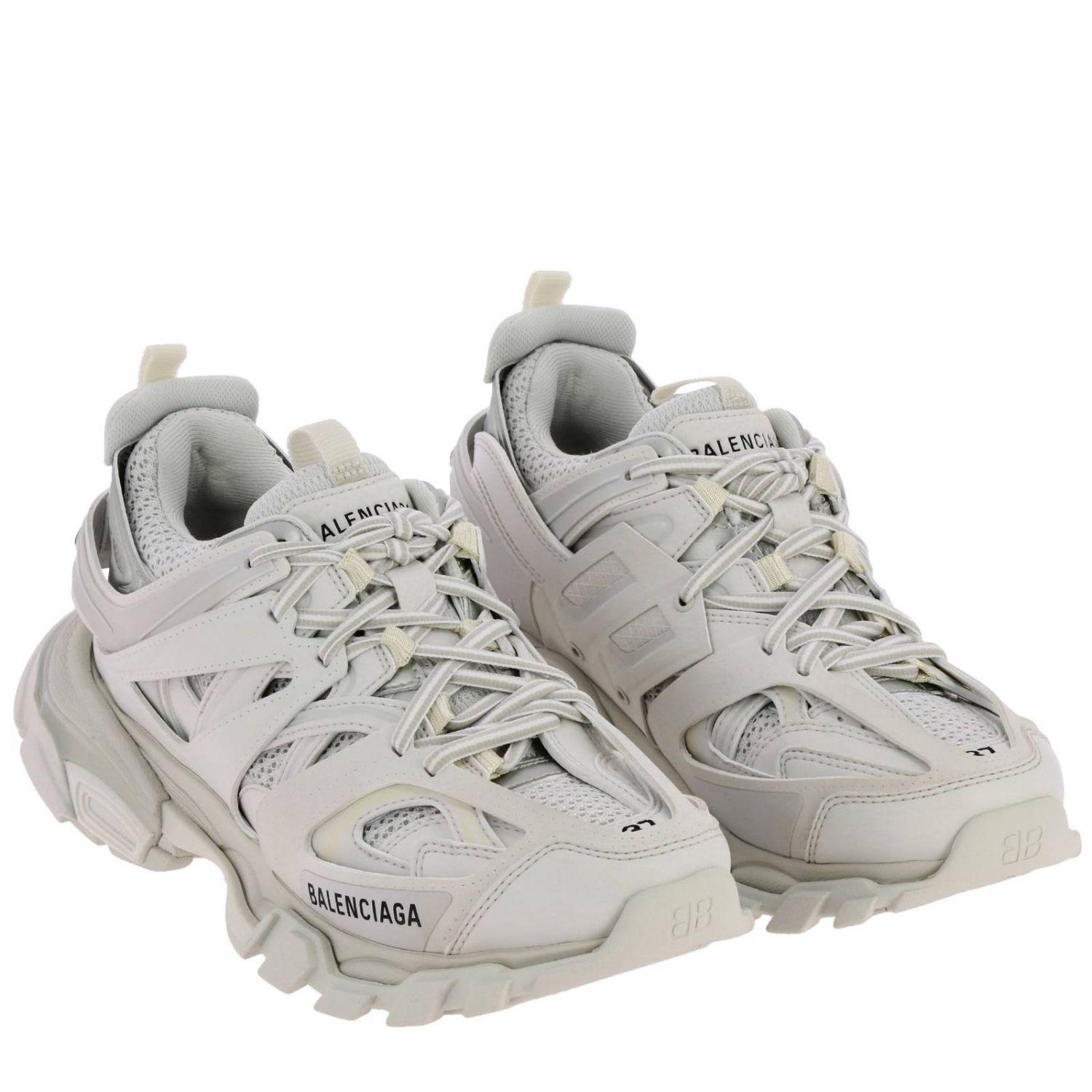 Balenciaga Synthetic Track.2 Mesh And Nylon Trainers in White/Black (White)  - Save 61% - Lyst