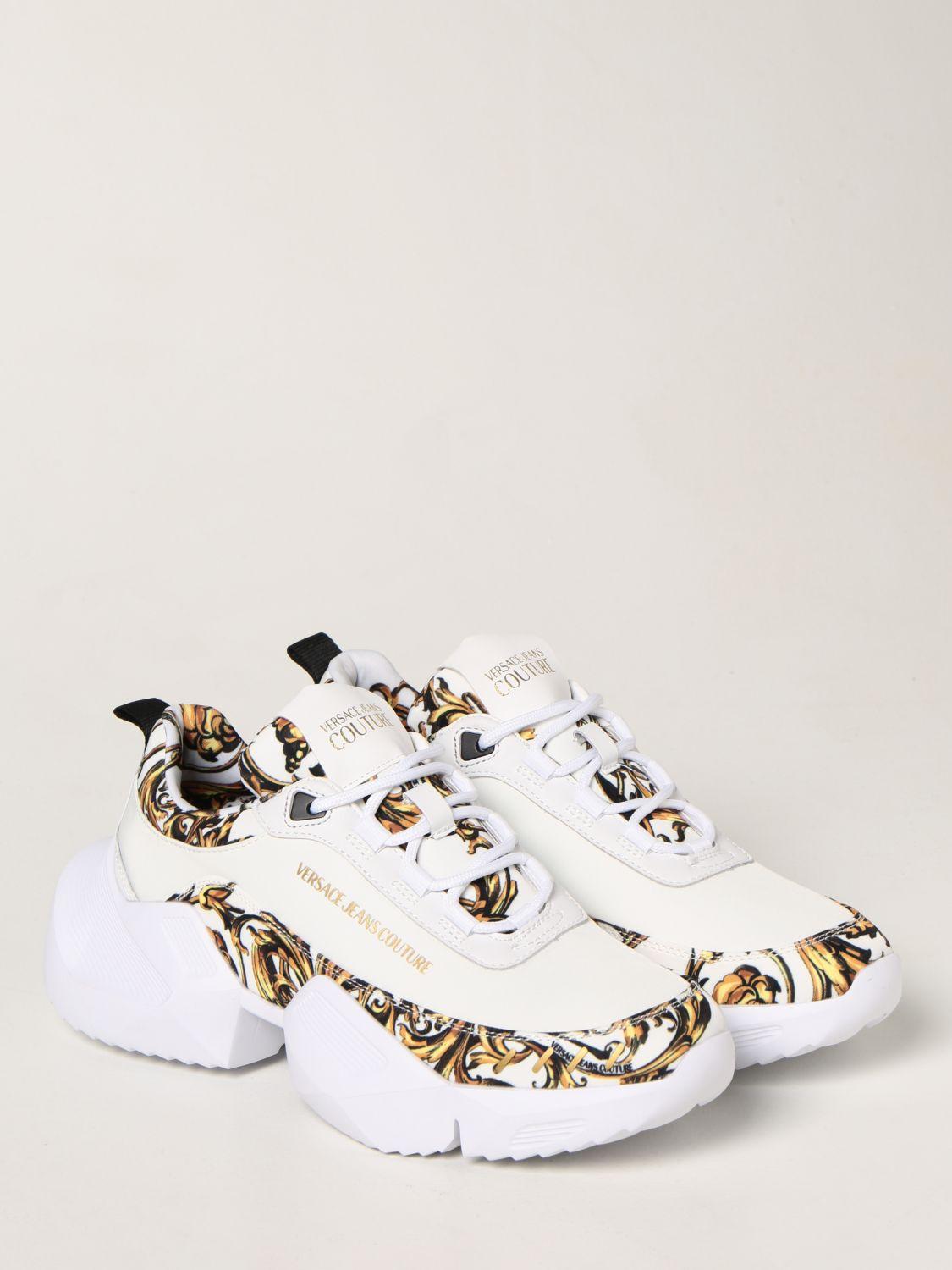Versace Jeans Couture Sneakers In Leather And Nylon for Men | Lyst