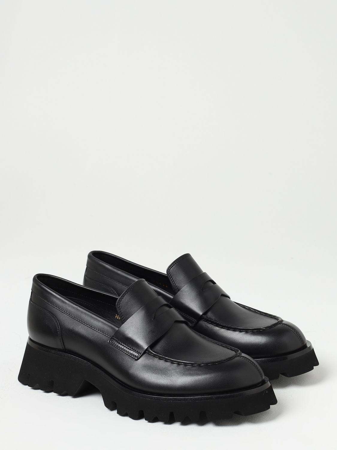Santoni Loafers in Black Lyst UK
