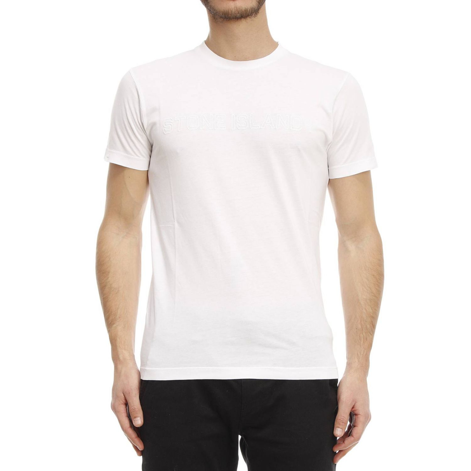 Stone Island Logo Pink T Shirt Stone Island Logo Pink T Shirt