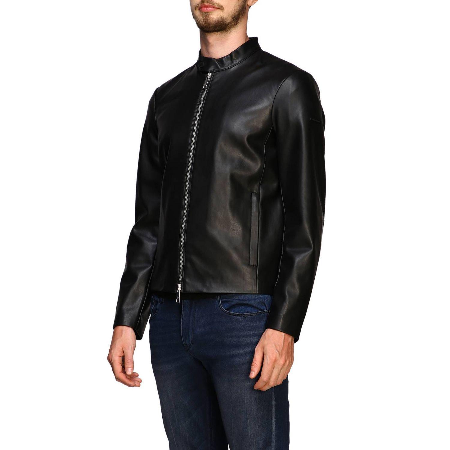 Armani Exchange Synthetic Men's Jacket in Black for Men - Lyst