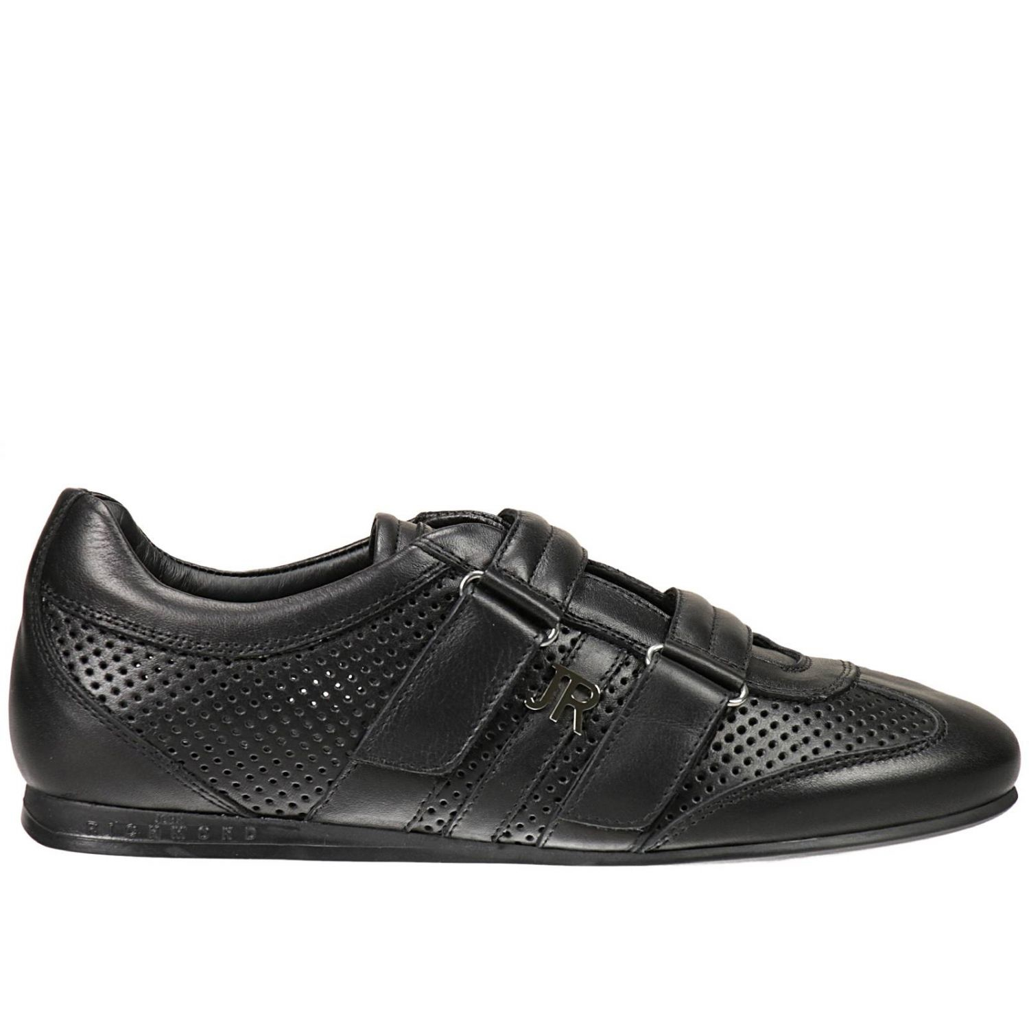 Lyst - John Richmond Sneakers Leather in Black for Men