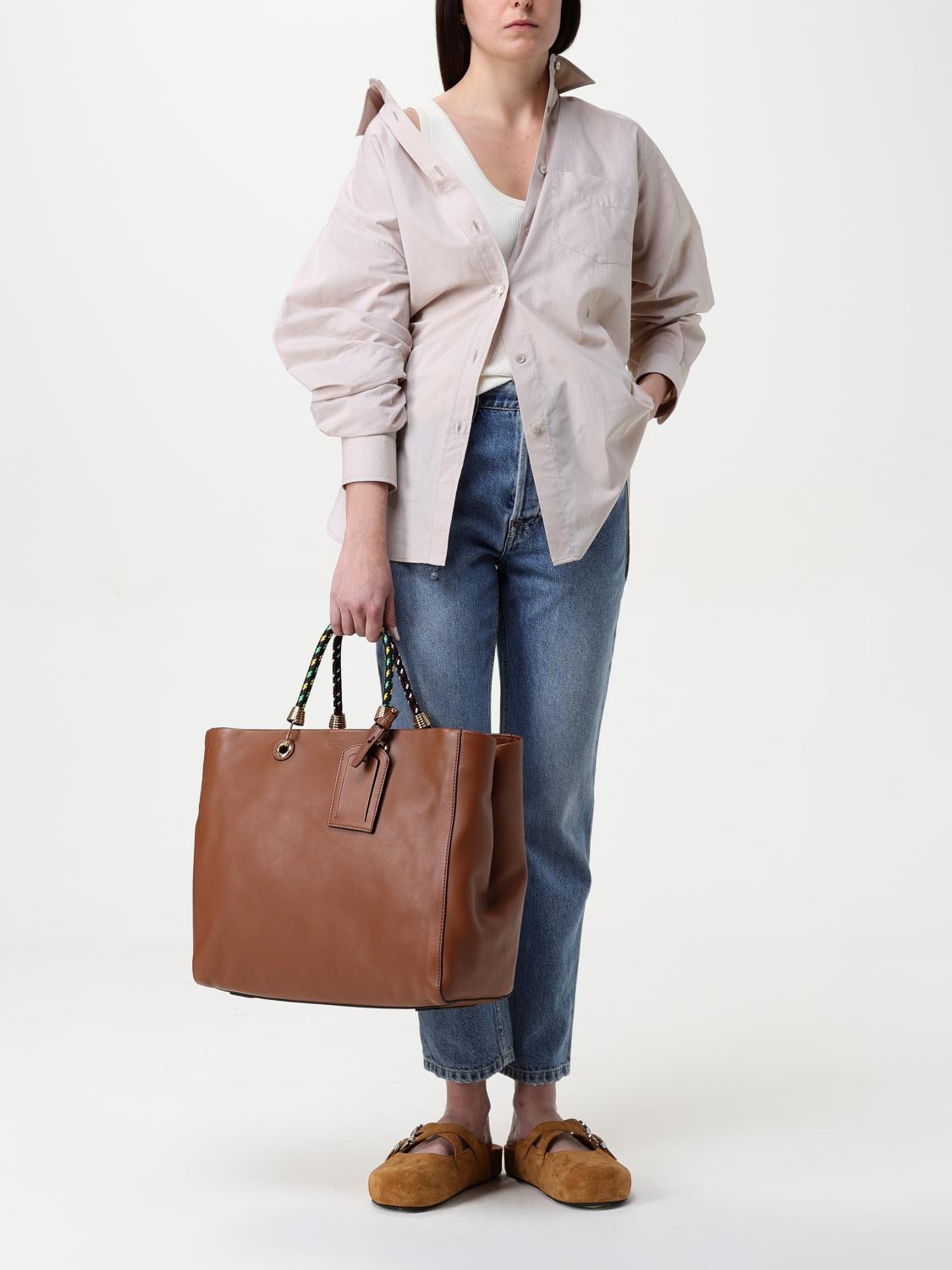 ショルダーバッグ・ポシェット MOSCHINO COUTURE Woman Shoulder bag Brown 74218268 2103 Moschino Couture Shoulder Bag in Brown | Lyst