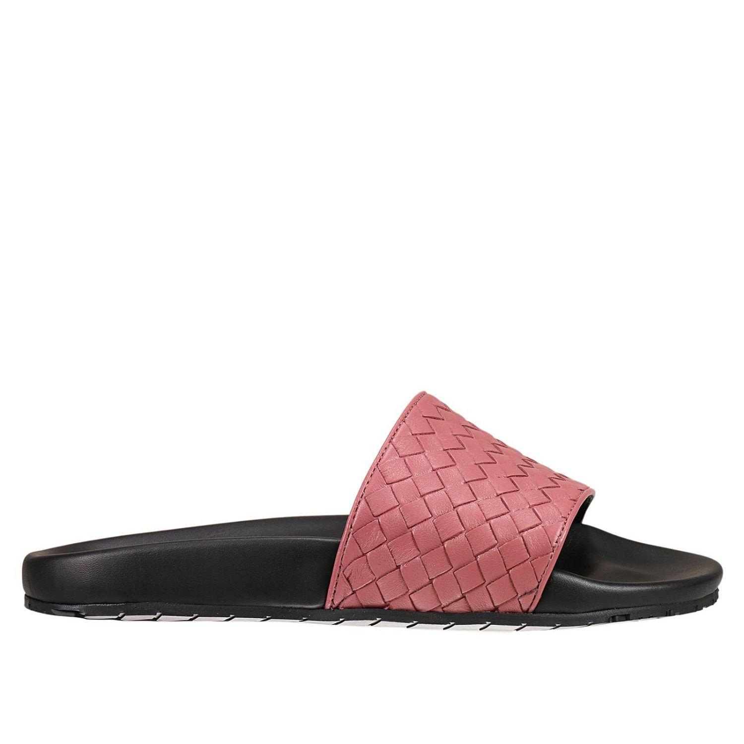Bottega Flat Shoes Shoes Woman in Pink Lyst