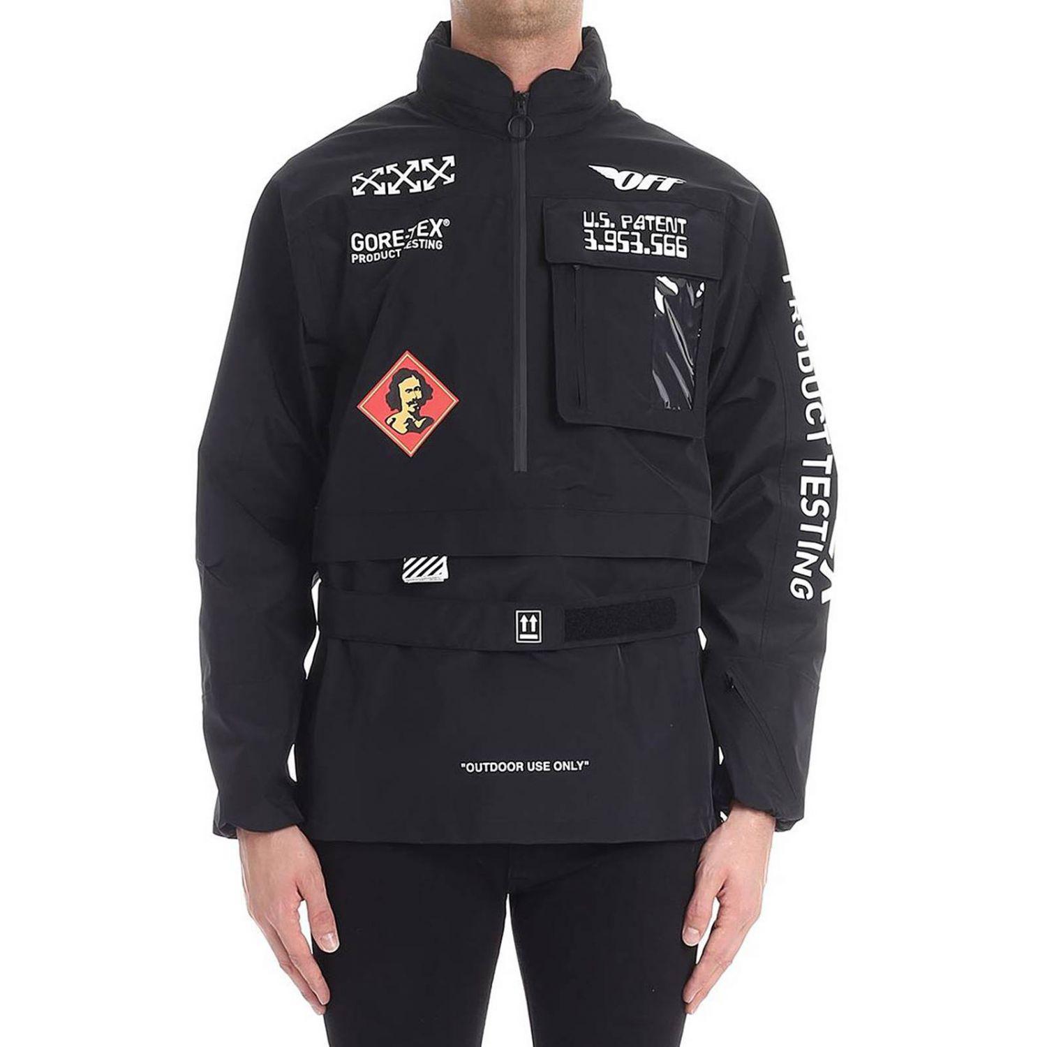 anorak off white