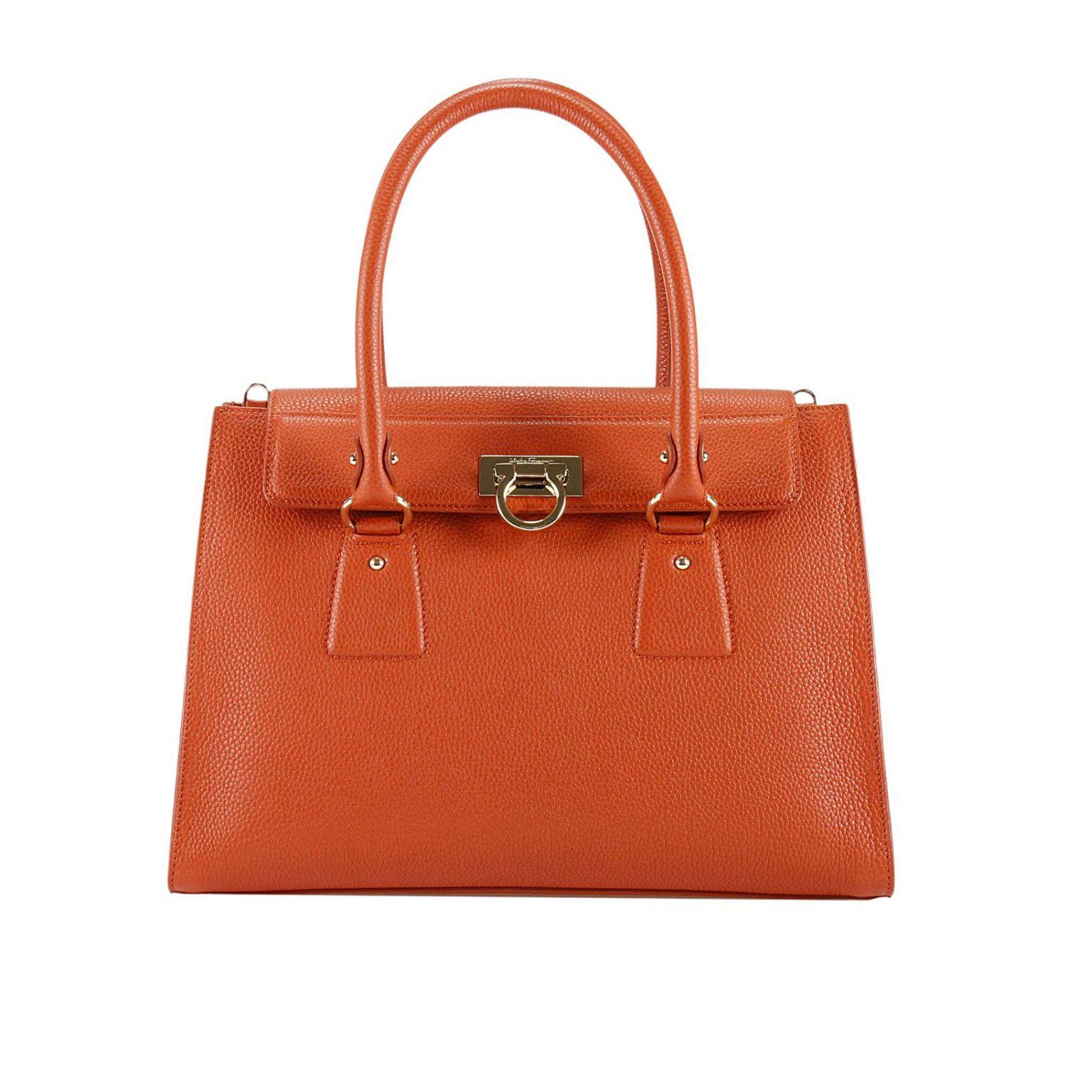 Lyst - Ferragamo Handbag Women in Orange