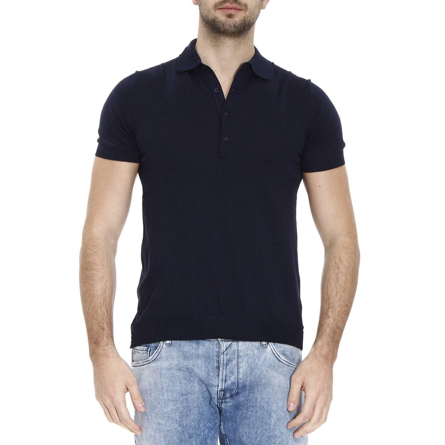 Paolo Pecora Cotton Sweater Men in Blue for Men - Lyst