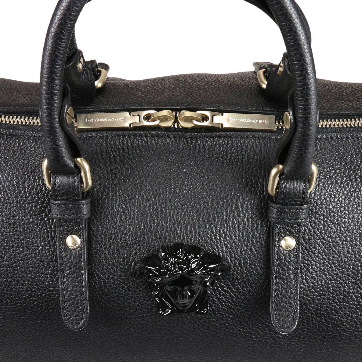Versace Leather Handbag Women in Black Lyst