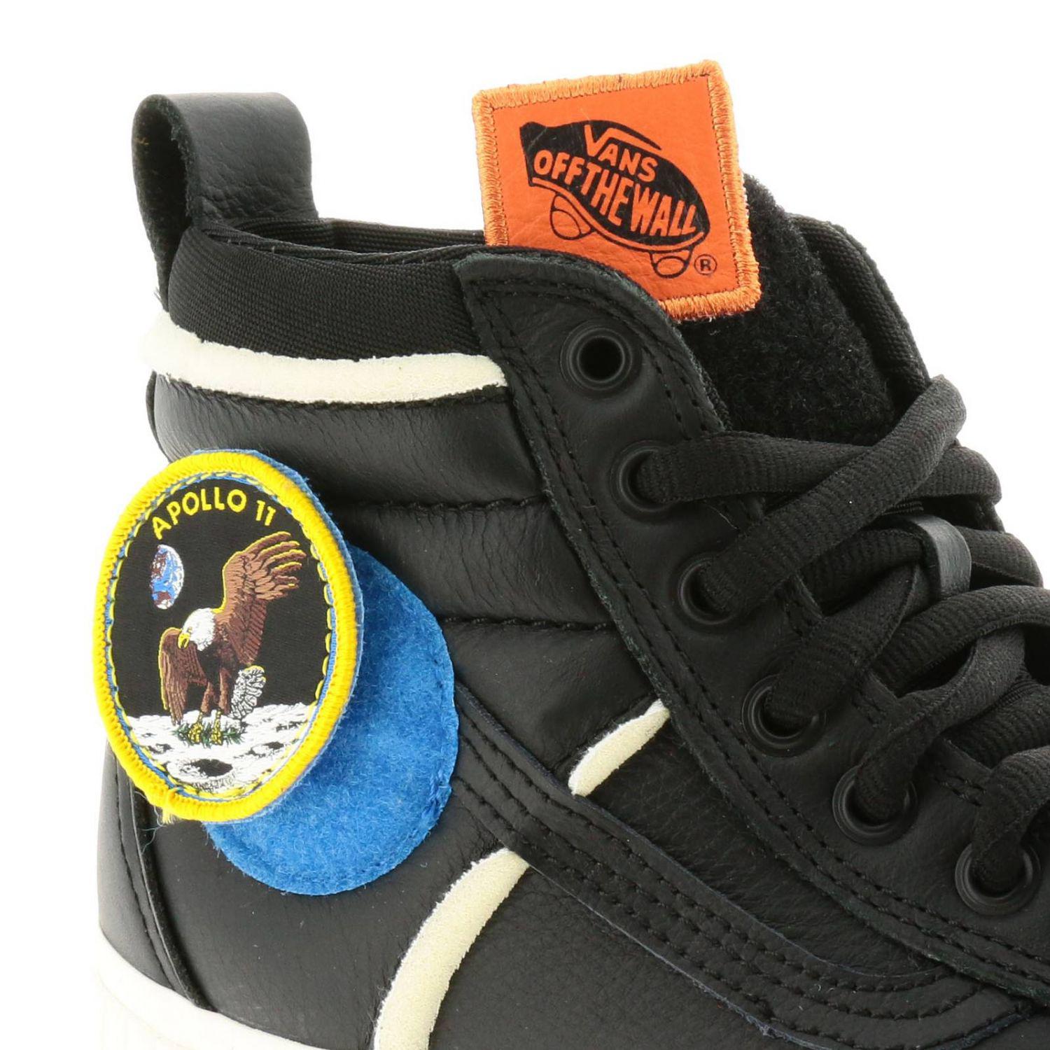 Vans Space Voyager Nasa Sneakers Sk8-hi 46 In Leather With Patch Apollo 11  in Black for Men | Lyst