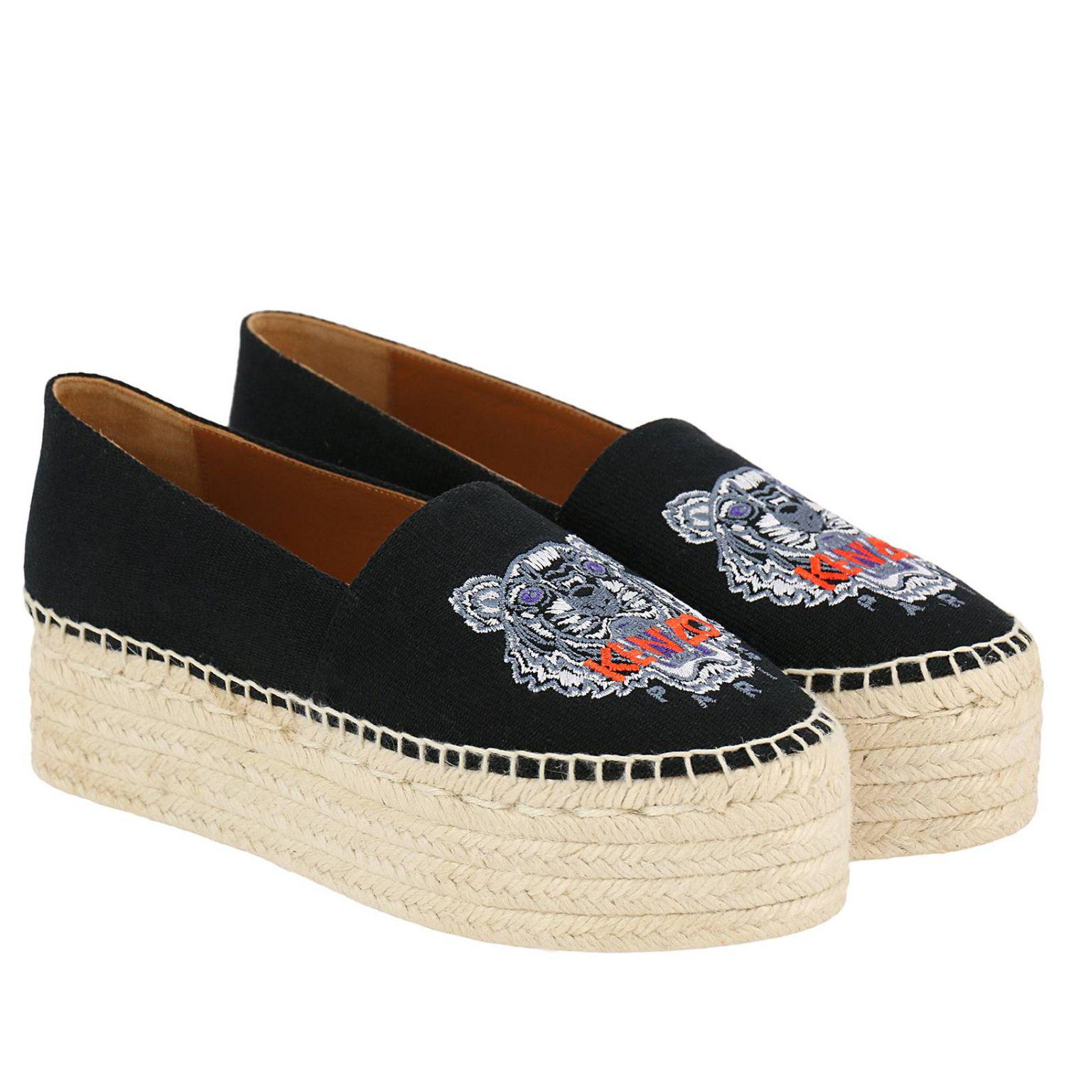 kenzo black espadrilles