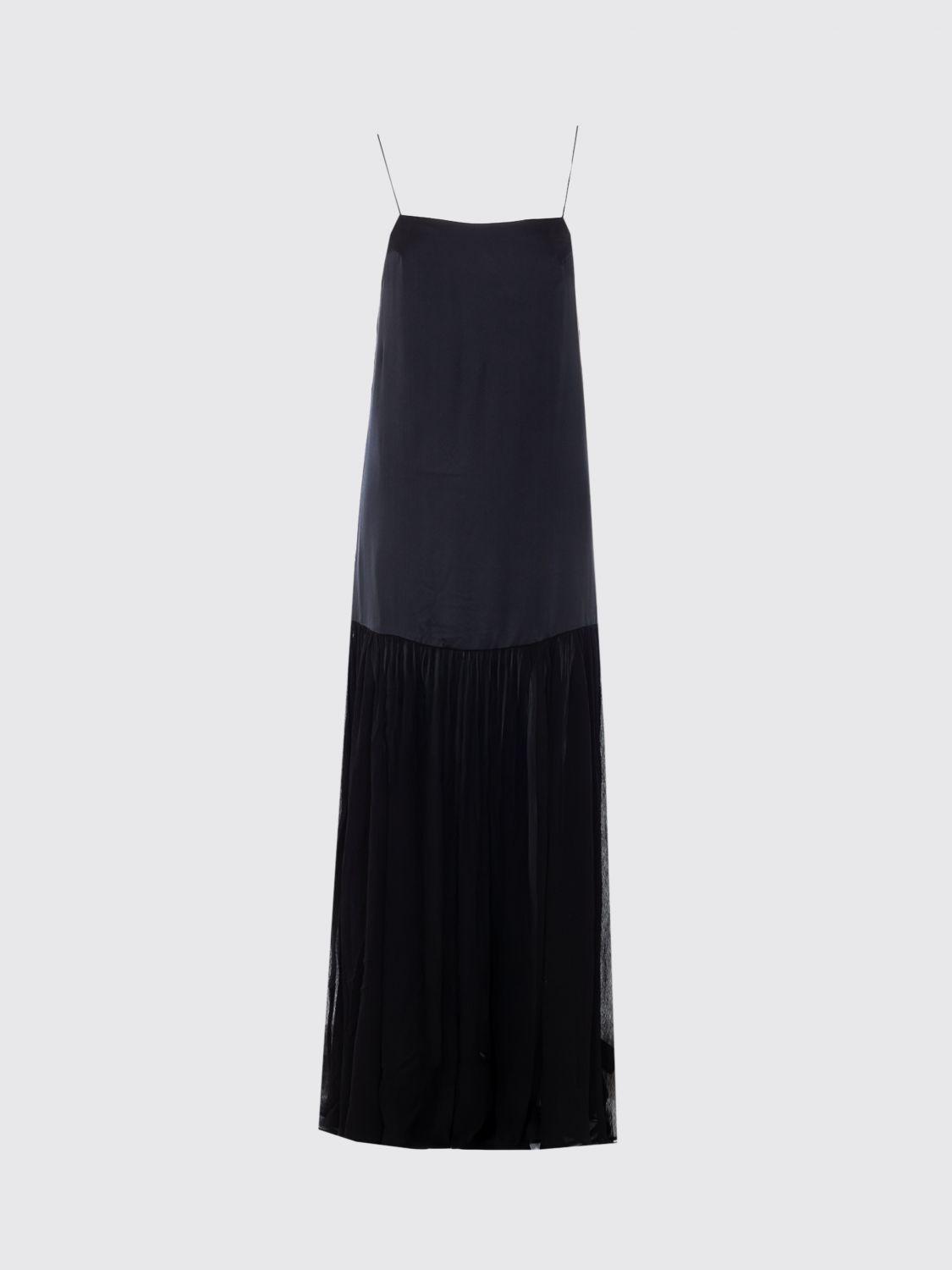anine bing black slip dress ANINE BING Alix Dress main image 0