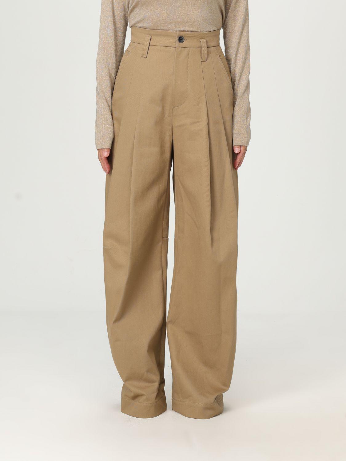 パンツ BRUNELLO CUCINELLI WIDE LEG TROUSERS WITH DRAWSTRING Trousers with drawstring for Man in Medium Denim | Brunello