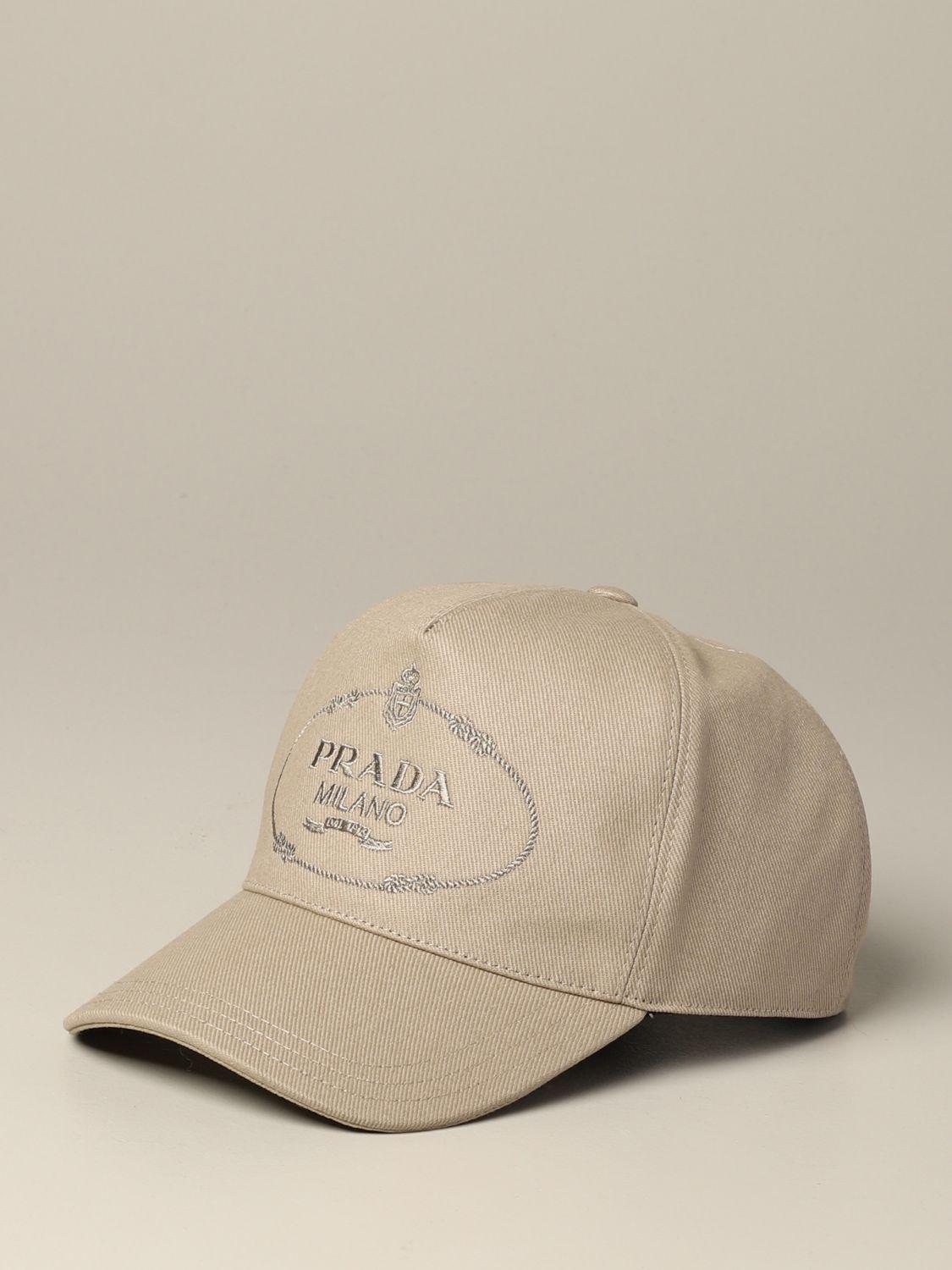 Prada Hat in Natural for Men | Lyst