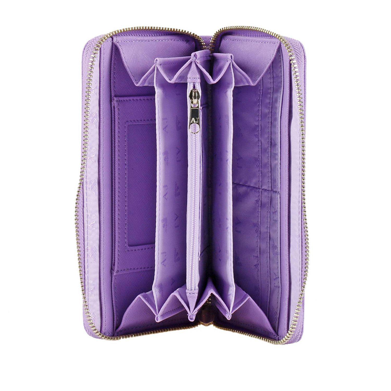 Armani Jeans Synthetic Wallet Women in Lilac (Purple) - Lyst