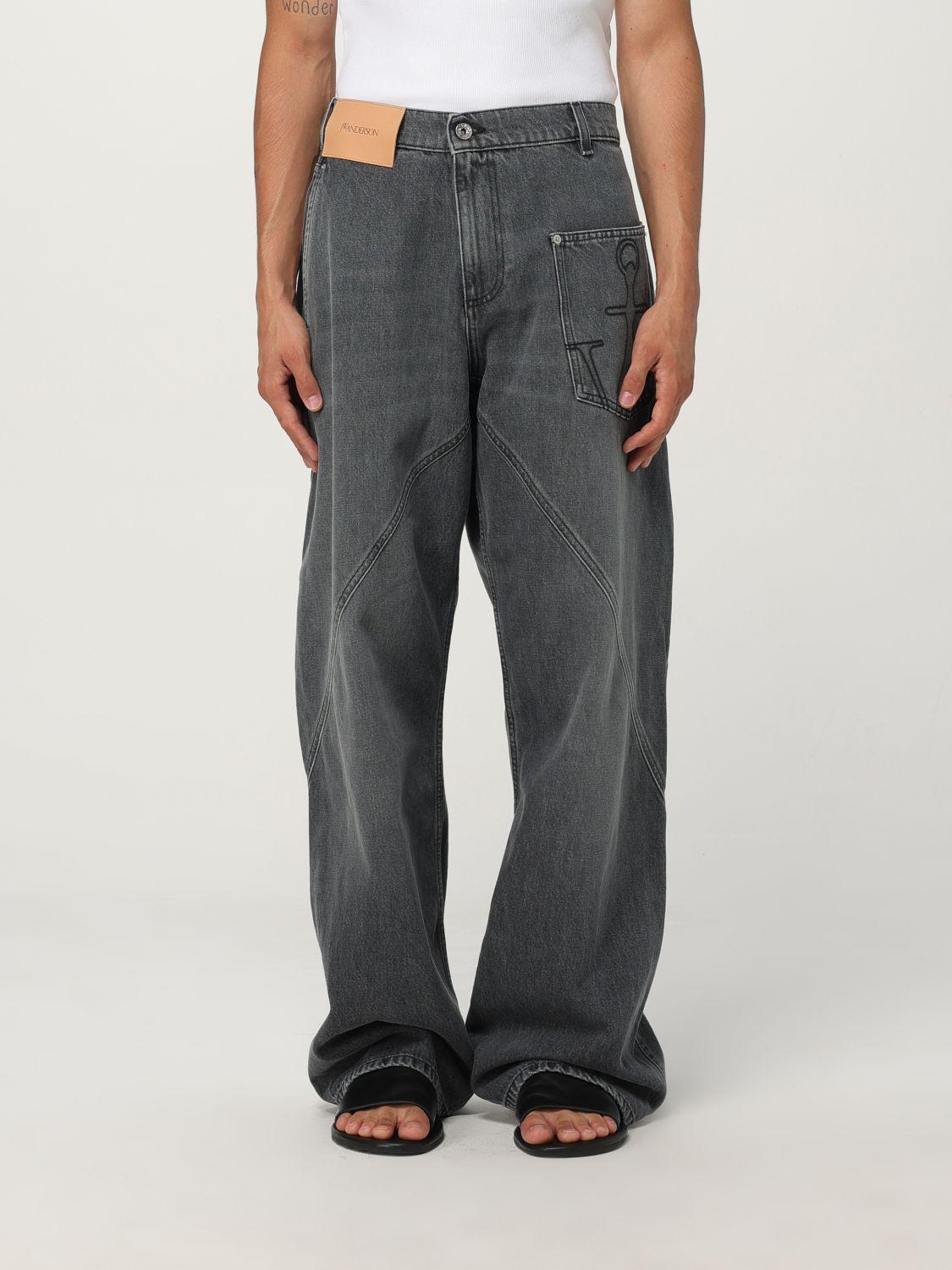 デニム・ジーパン JW ANDERSON Black Denim Wide-Leg Jeans JW Anderson Jeans for Men | Online Sale up to 60% off | Lyst