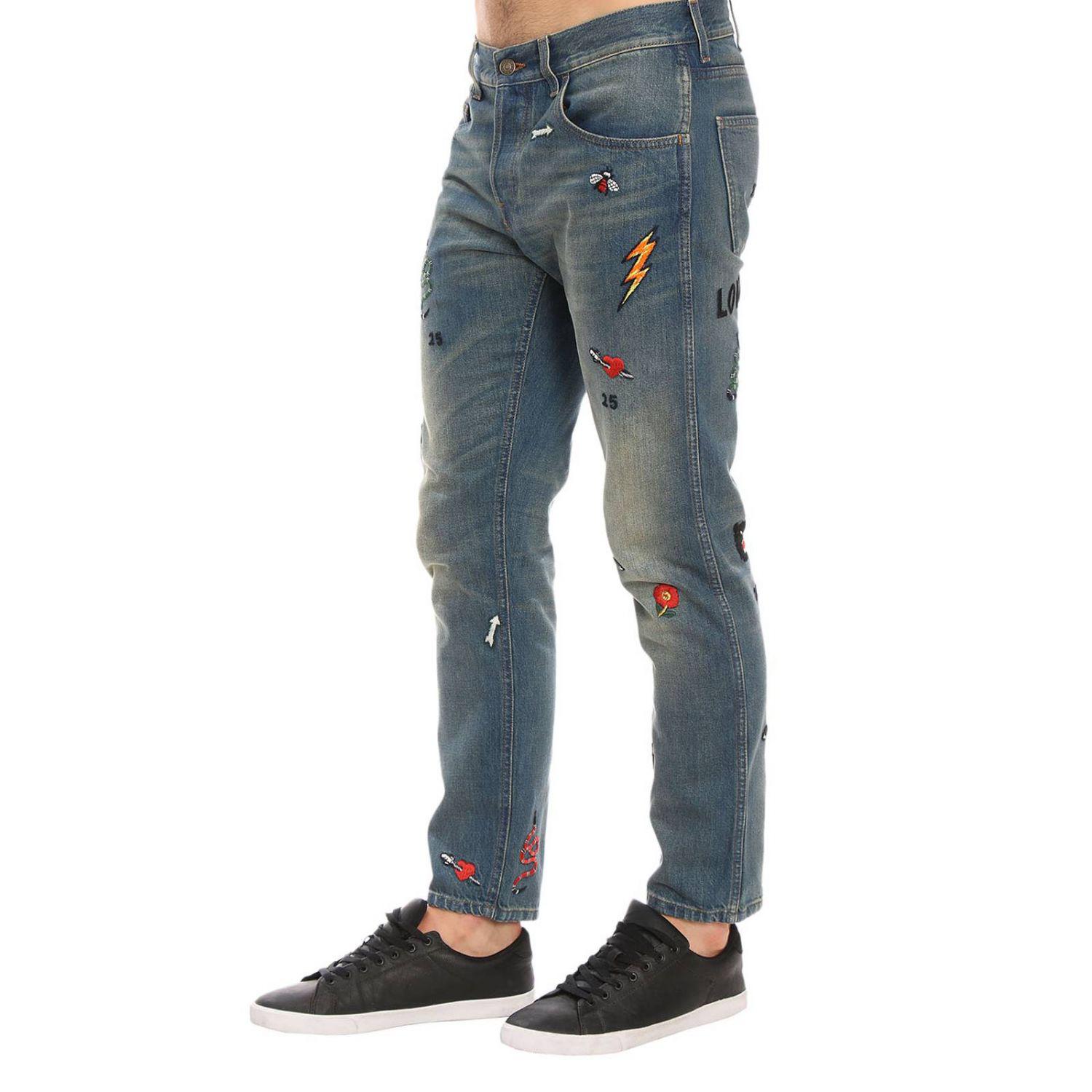 Jeans Hombre Gucci de Denim de color Azul para hombre | Lyst