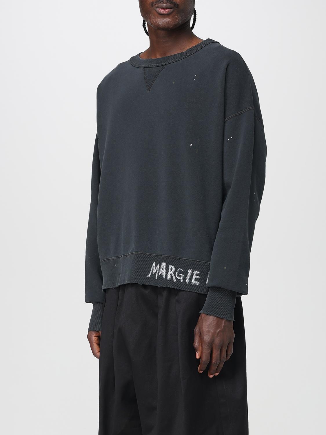 MM6 Maison Margiela Cotton Logo Print Sweatshirt | Sweaters