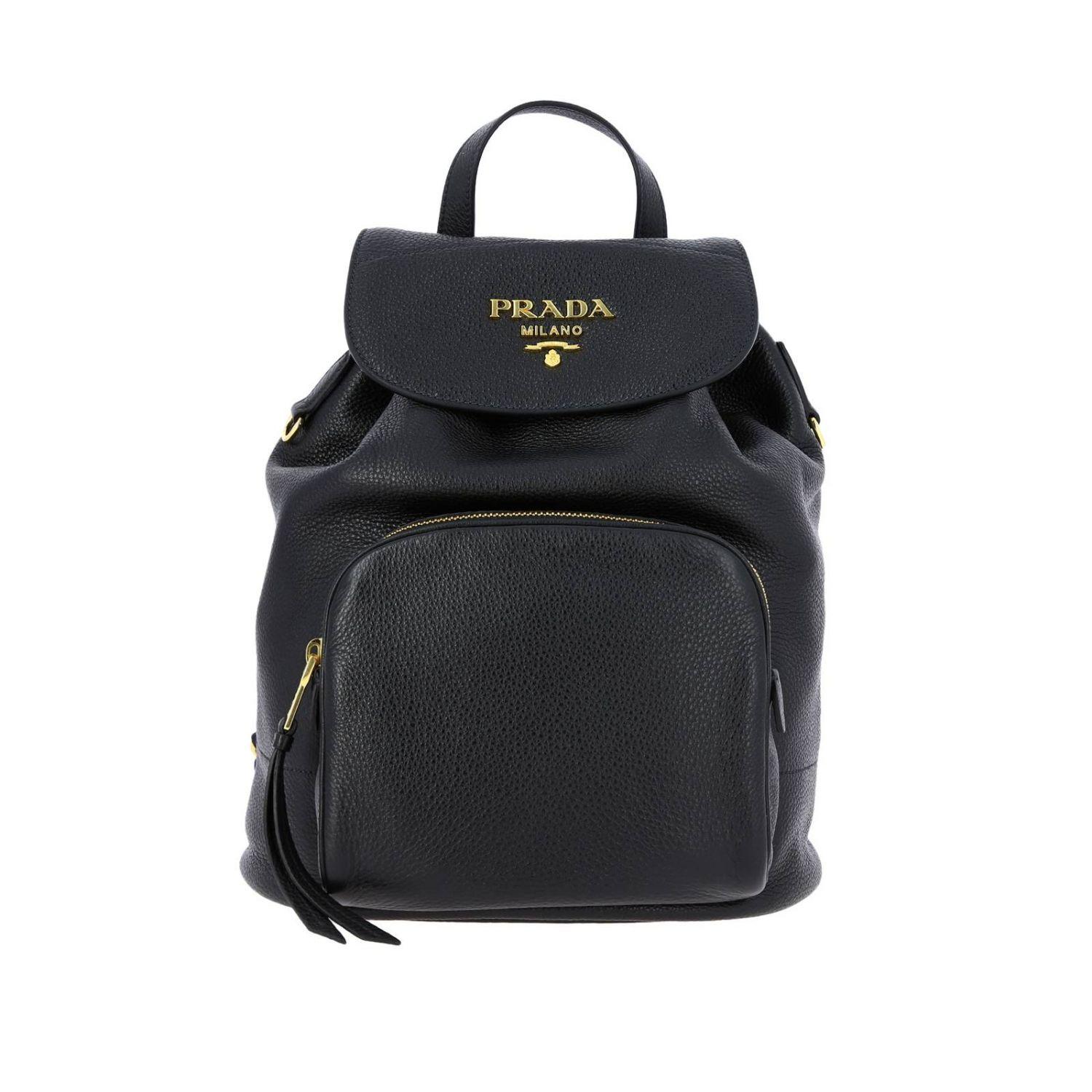 Prada Backpack Shoulder Bag Women in Black - Lyst