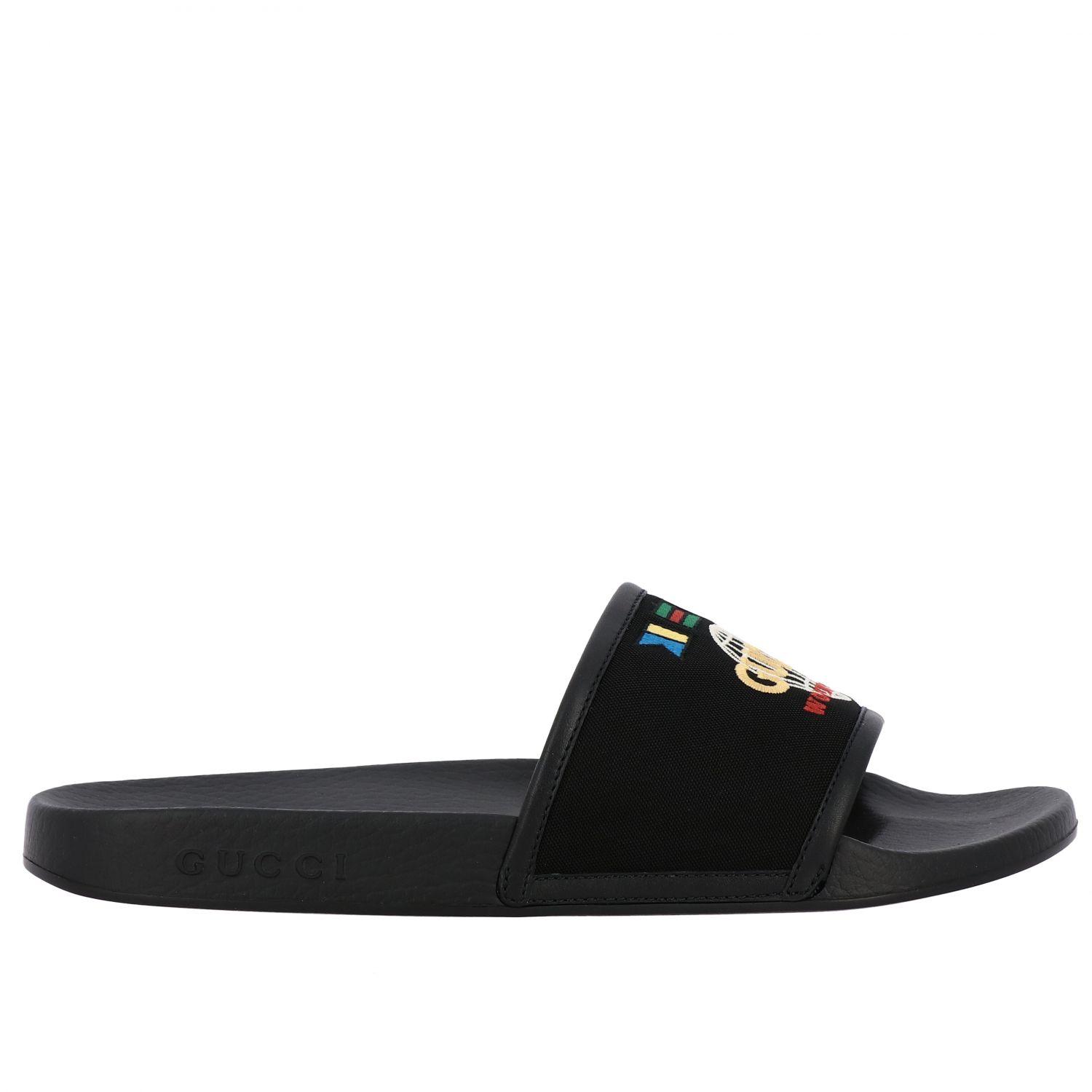gucci black pursuit slides