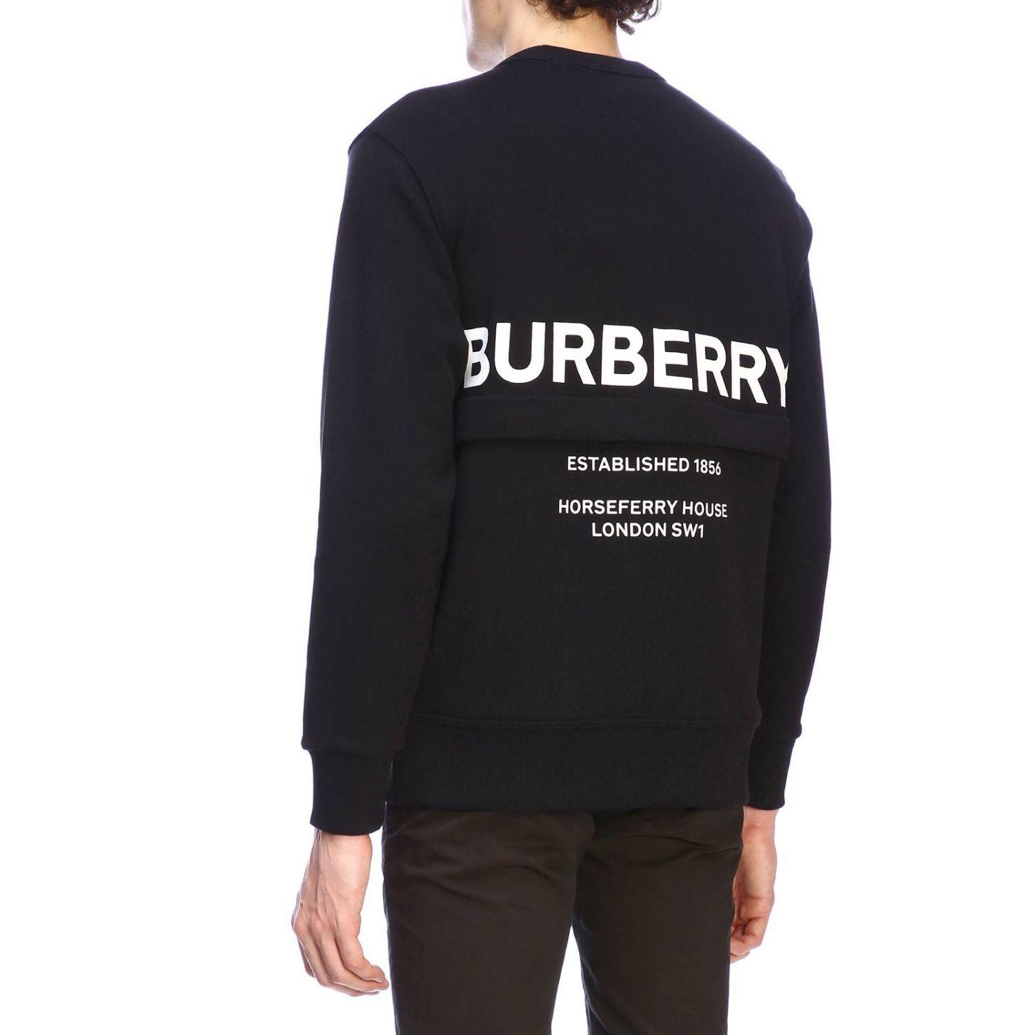burberry sweatshirt black