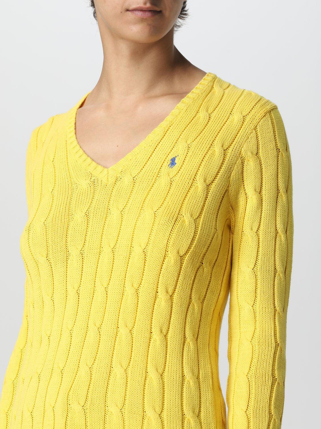 Polo Ralph Lauren Sweater in Yellow | Lyst