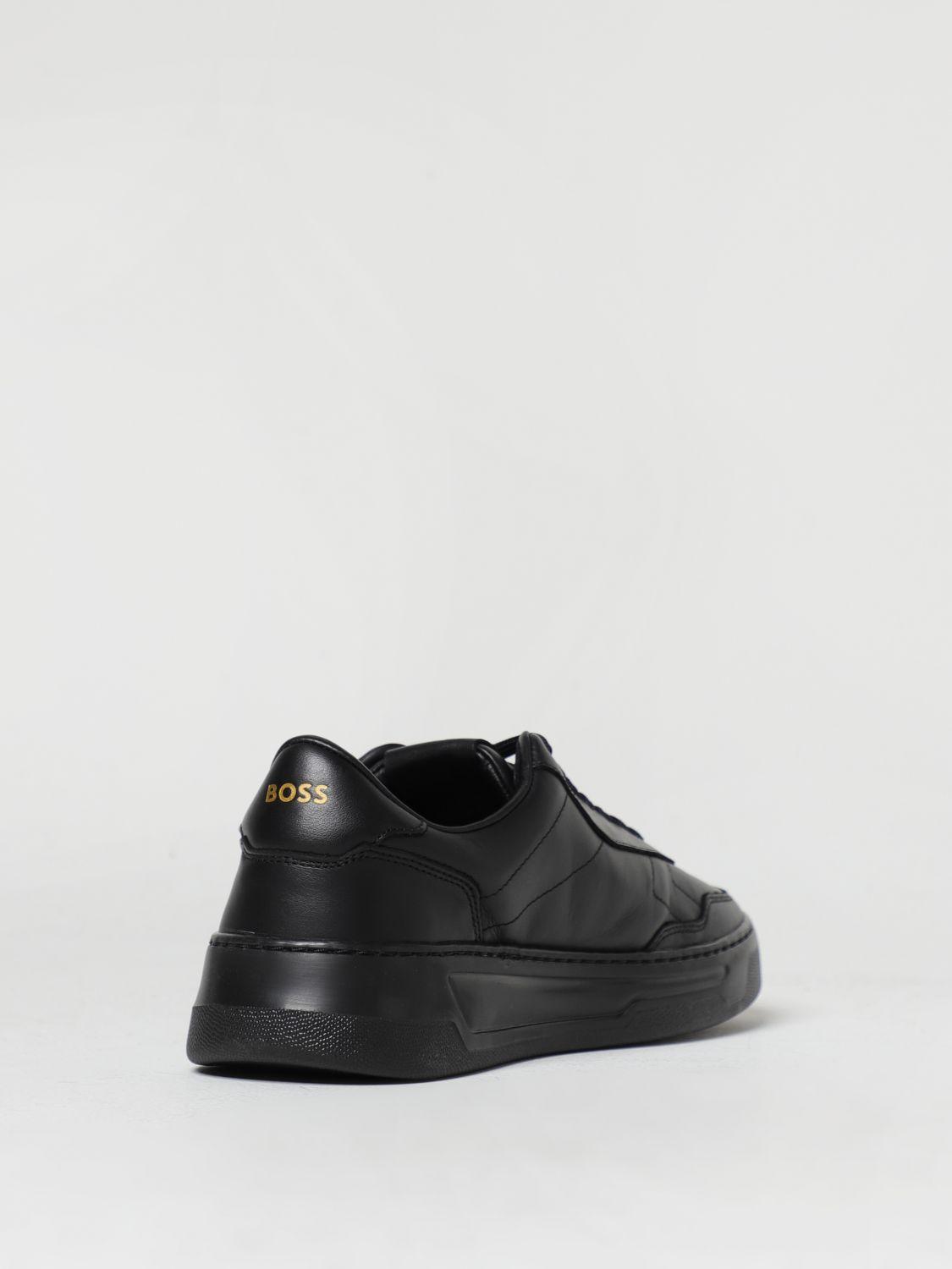 Hugo boss 2024 all black trainers