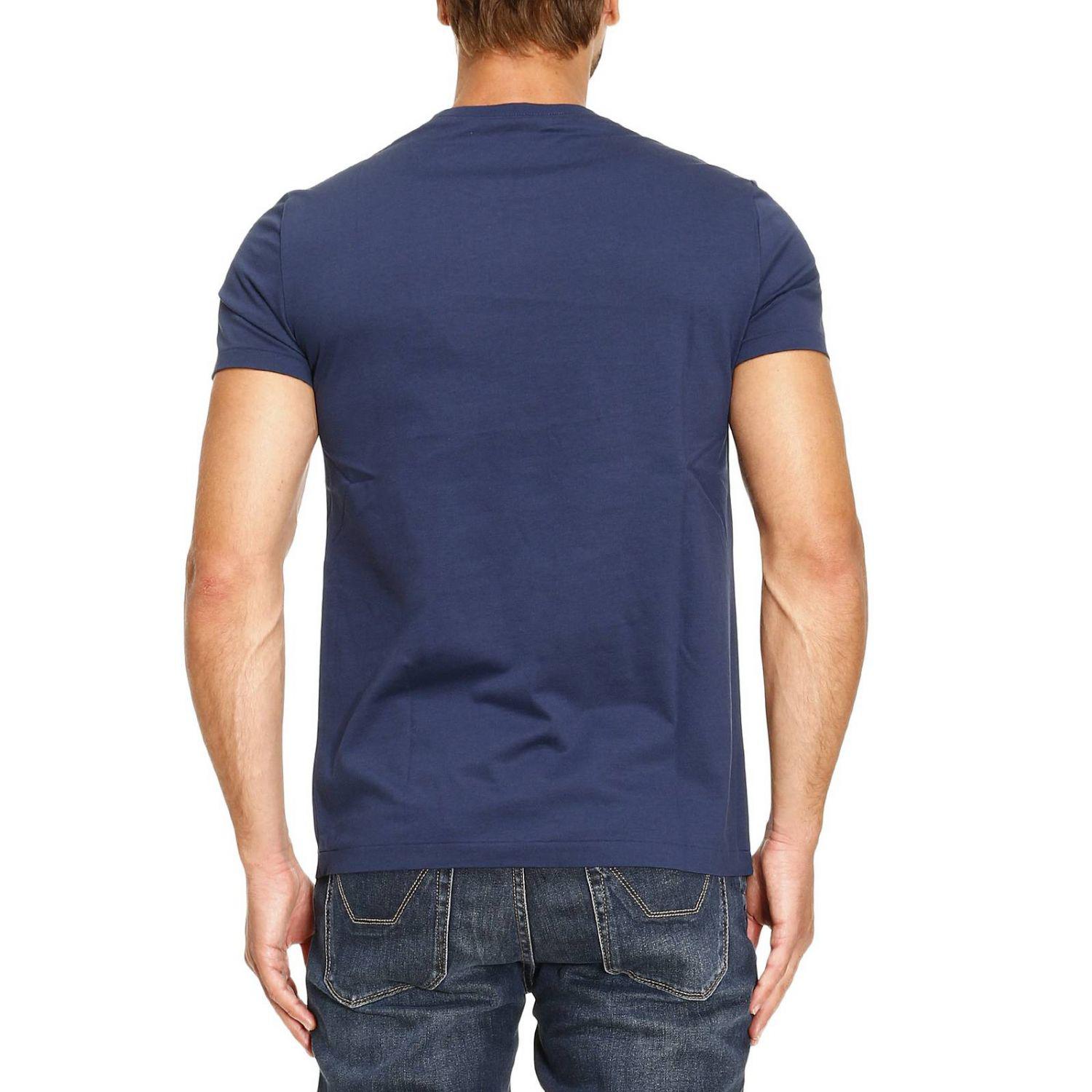 Burberry Cotton T-shirt Men in Navy (Blue) for Men - Lyst