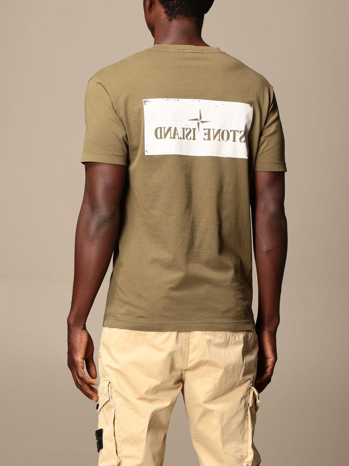 stone island short and t shirt set