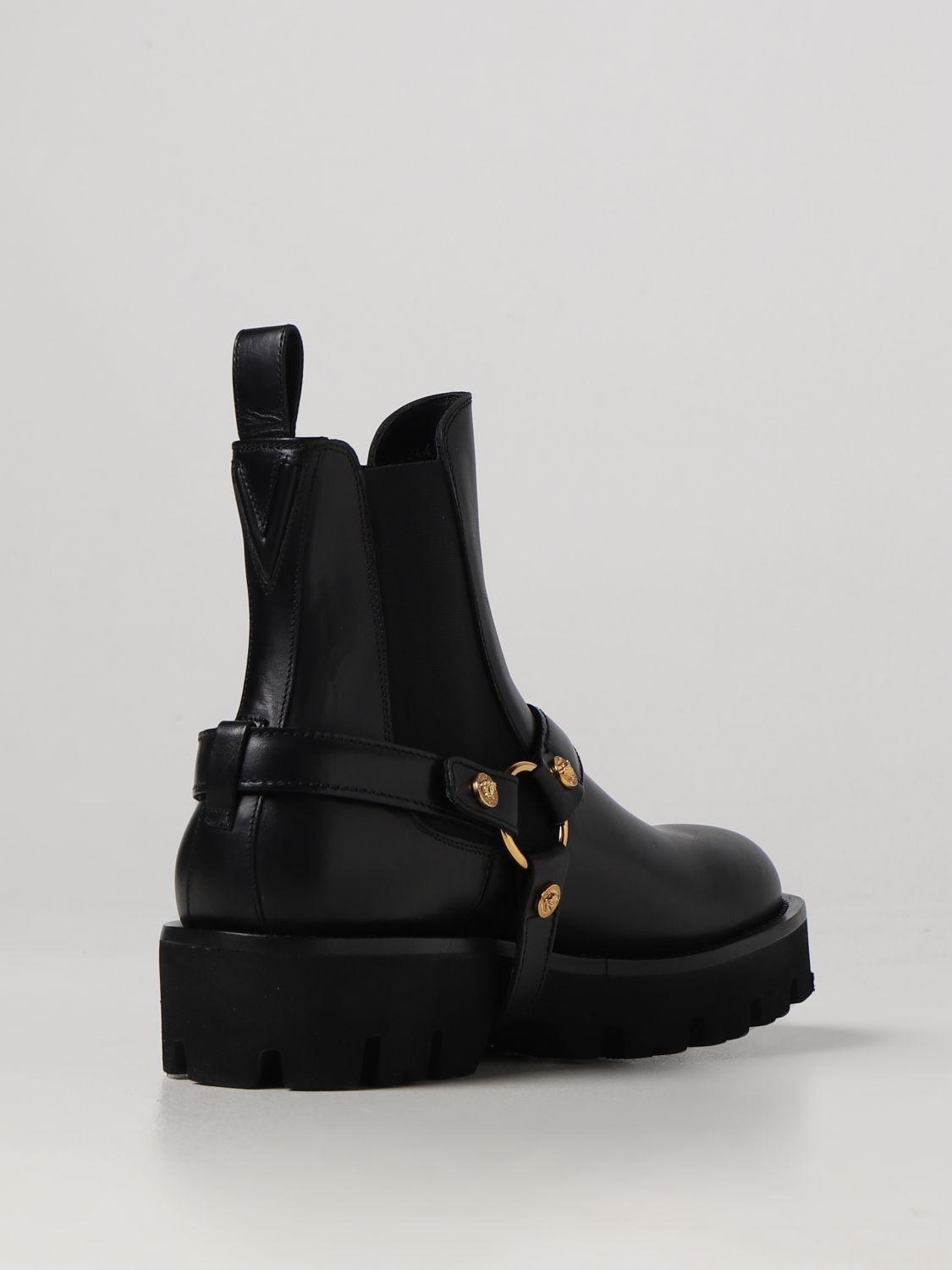 Versace Boots in Black for Men | Lyst