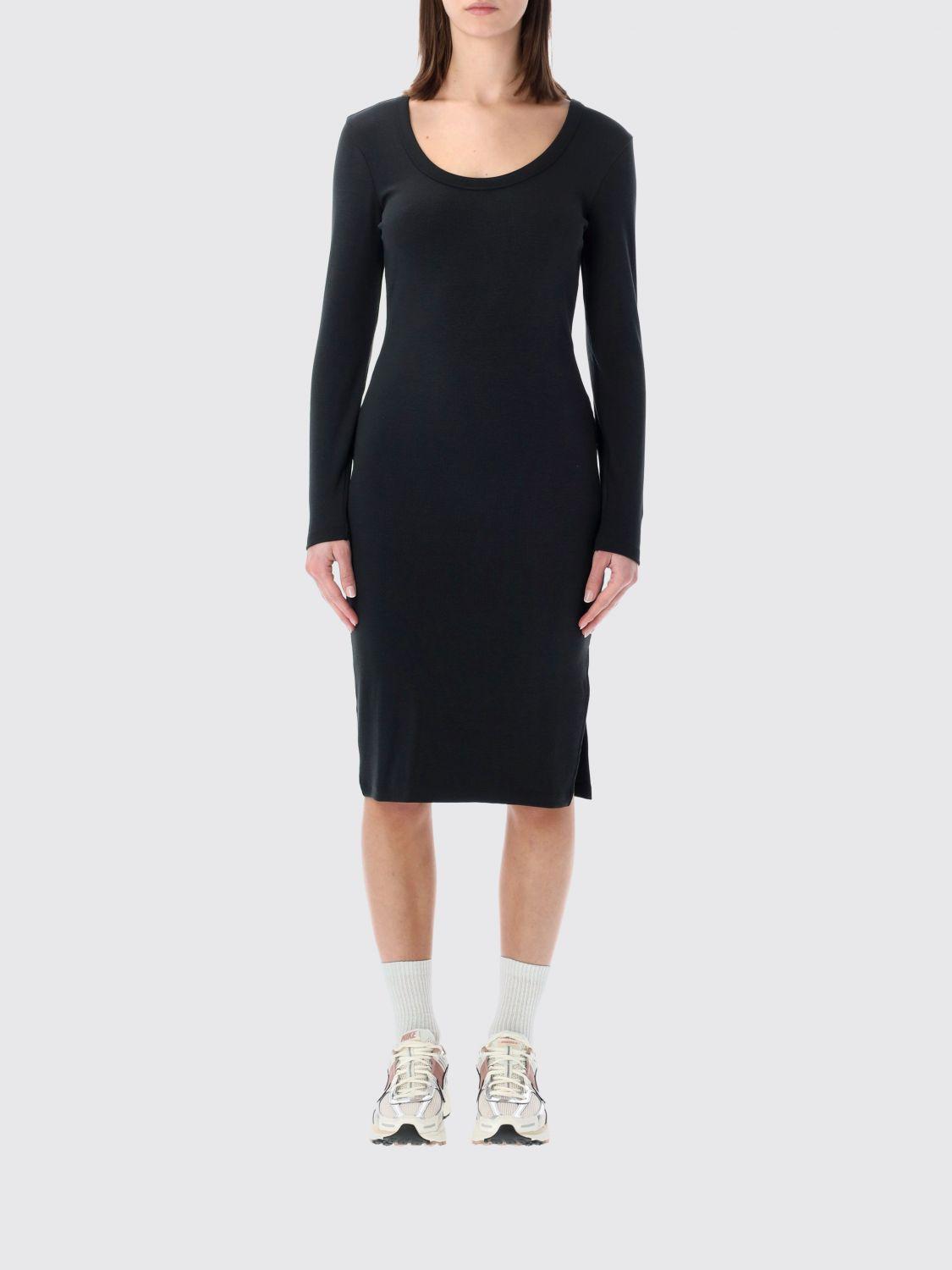 all black nike dress Alani Smocked Ruffle Bodycon Mini Dress  Shop American Threads Online Black / L