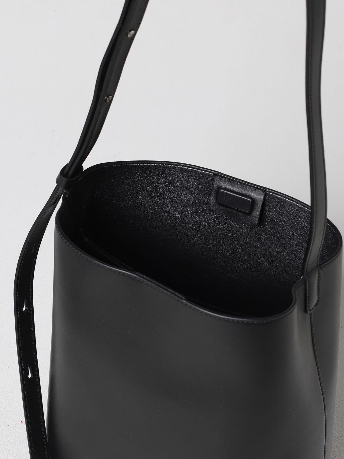 Buy AESTHER EKME Sway Leather Shoulder Bag - Black At 20% Off