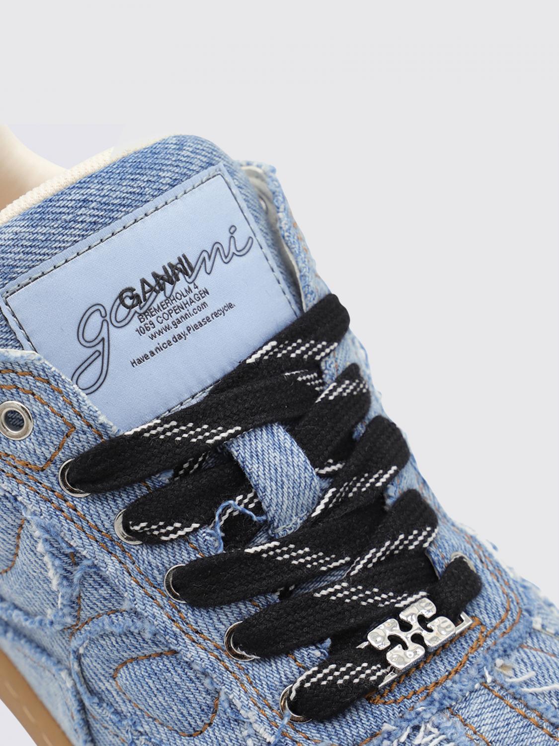 スニーカー GANNI SNEAKERS LIGHT BLUE Blue Ganni Sneakers for Women | Lyst