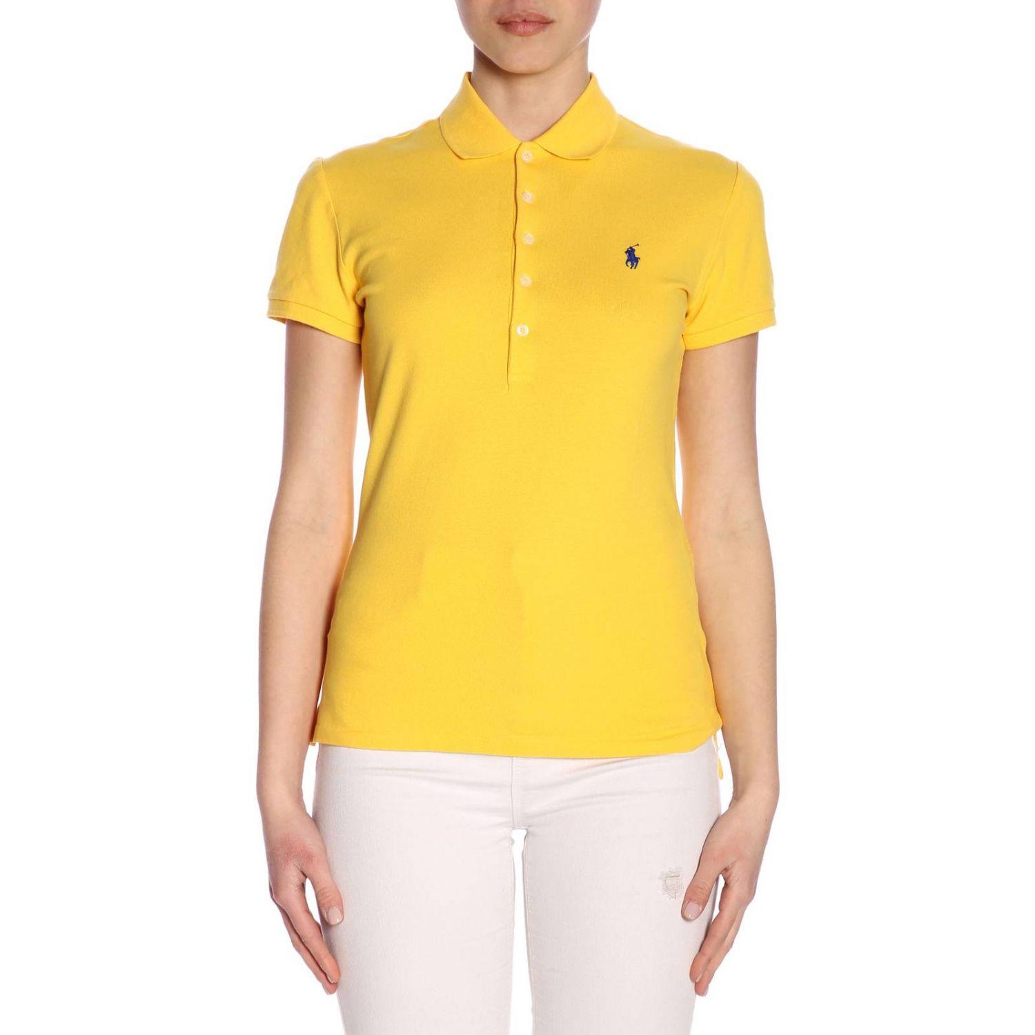 Polo Ralph Lauren T-shirt Women in Yellow - Lyst