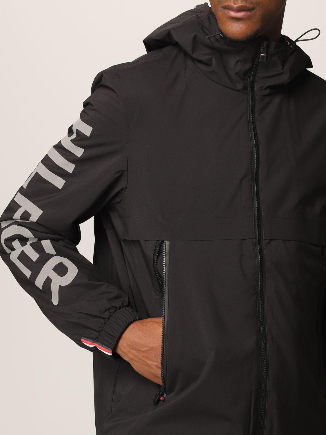 all black tommy hilfiger jacket