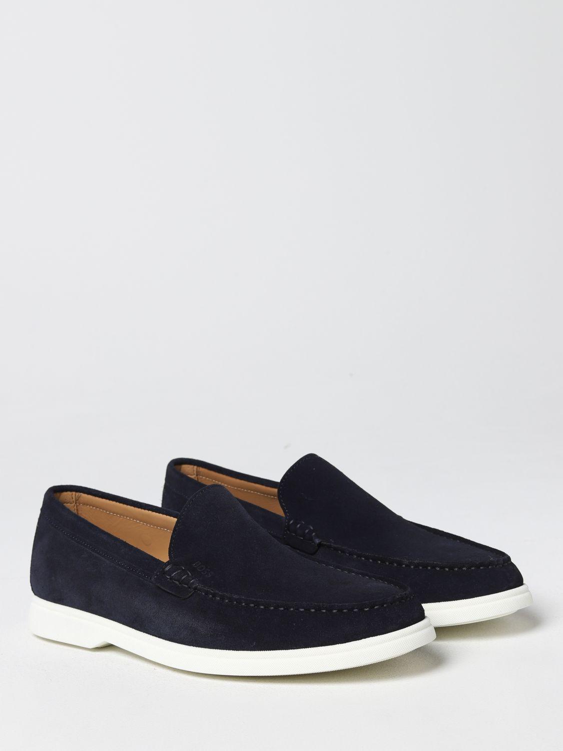 BOSS Loafers in Blue for Men Lyst UK