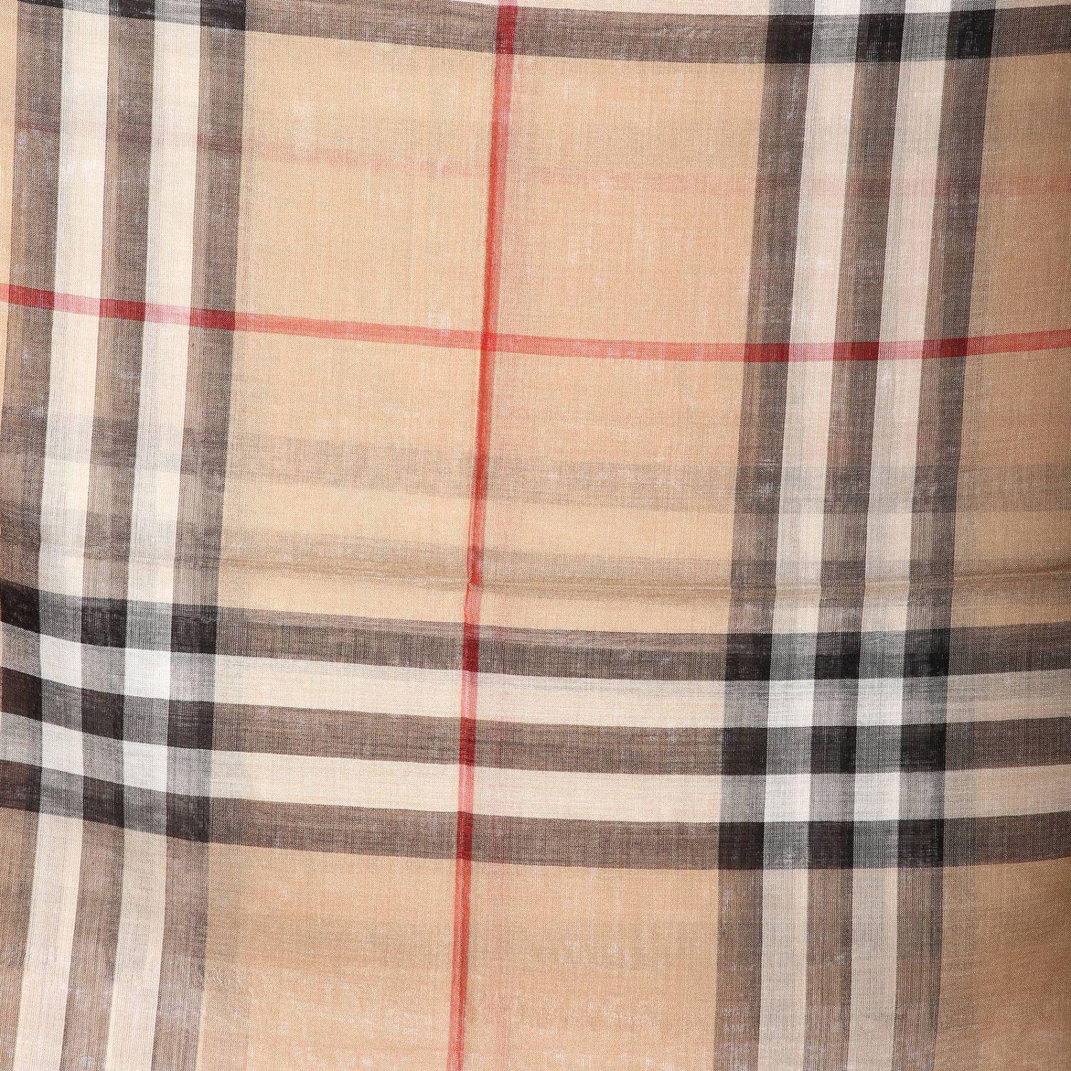 Burberry Classic Giant Check Cashmere Scarf In Camel Natural Lyst
