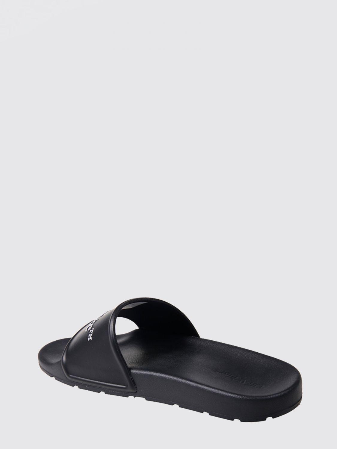 off white flip flops black
