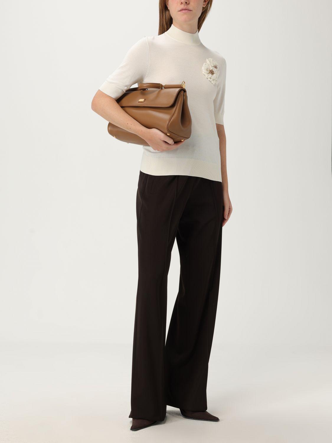 パンツ DOLCE  GABBANA Women Straight Pants FTCYYTFJ7DLF0473 Pink Dolce & Gabbana Pants for Women | NET-A-PORTER