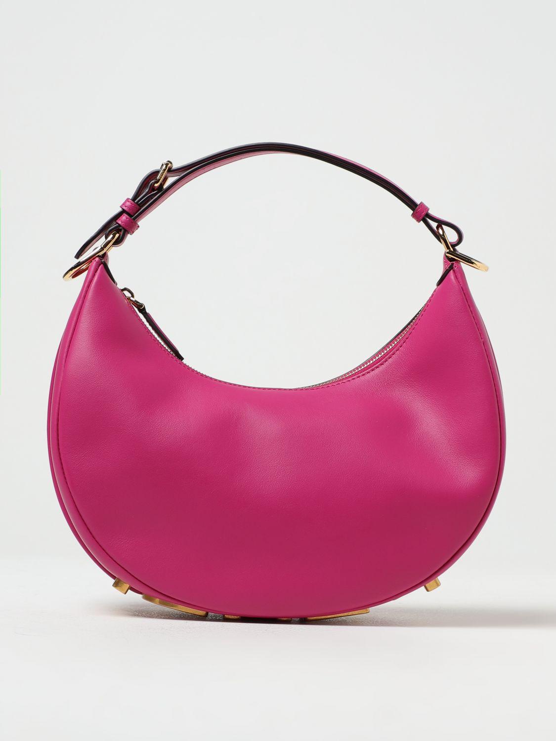 FENDI: bag in smooth leather - Pink