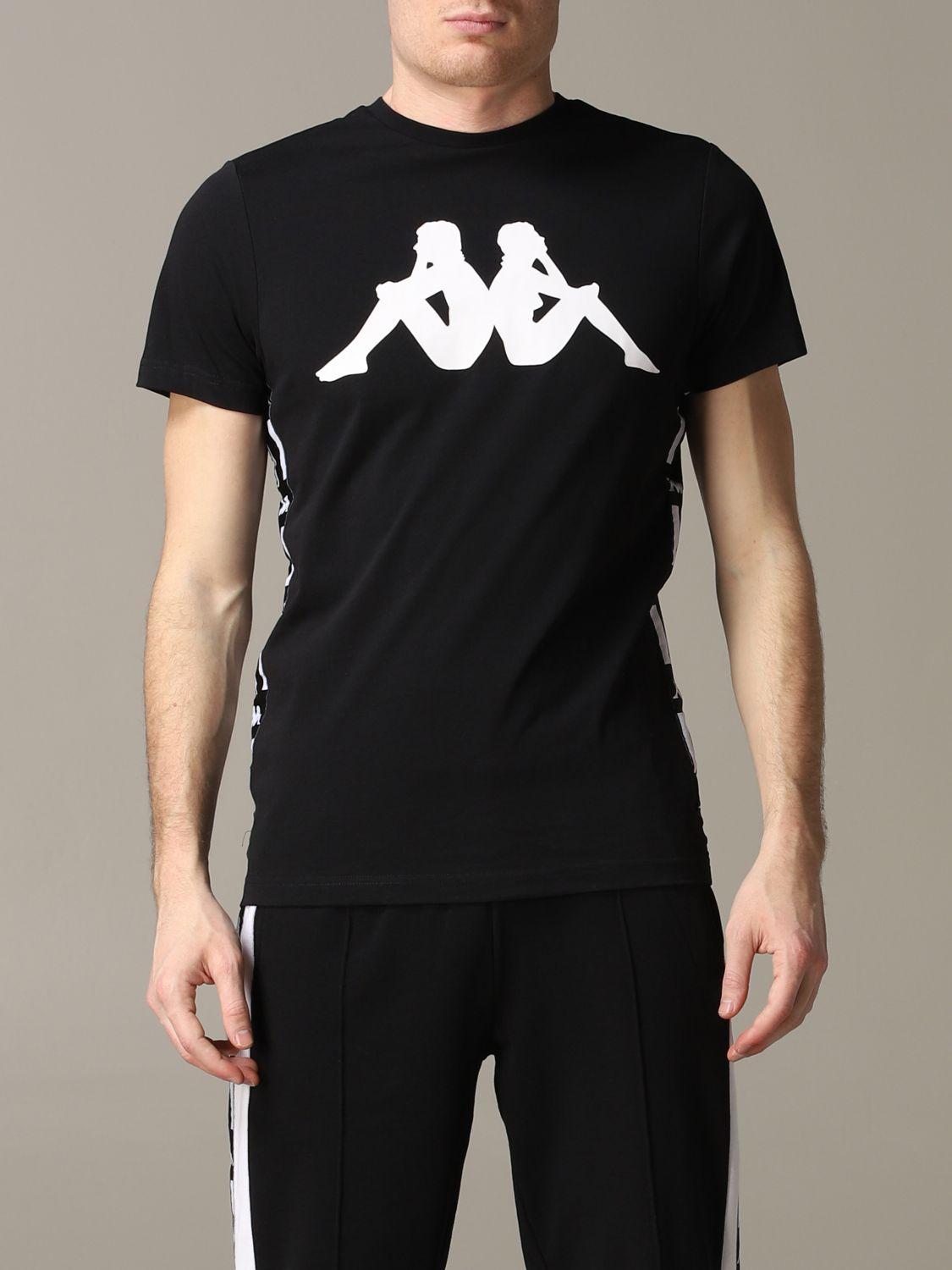 Kappa T-shirt in Black for Men - Lyst