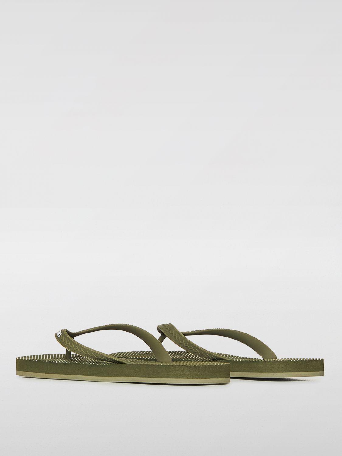 サンダル Dsquared Rubber Thong Sandal Dsquared2 Buckle Embellished Thong Sandals - Black | ModeSens