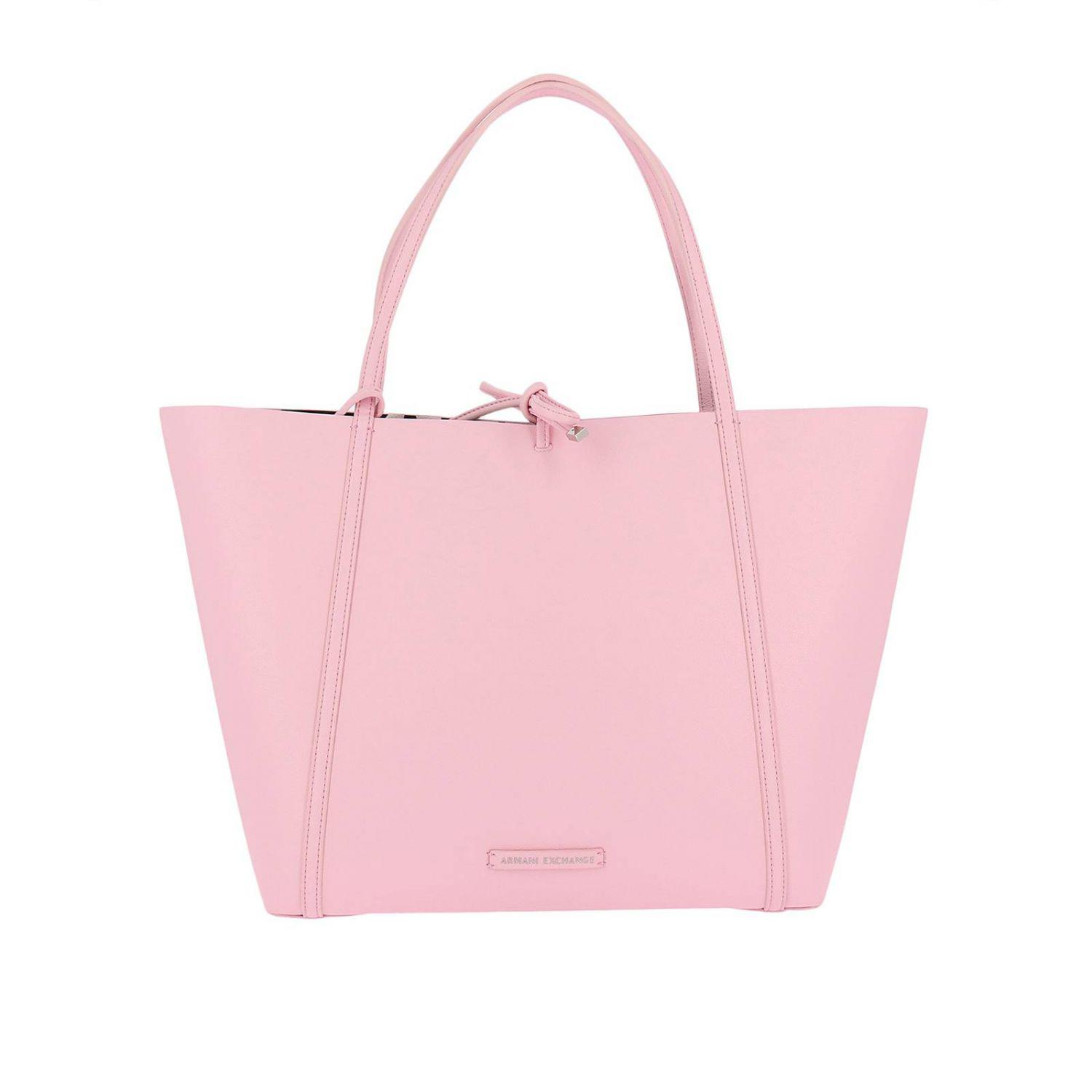 armani exchange pink bag