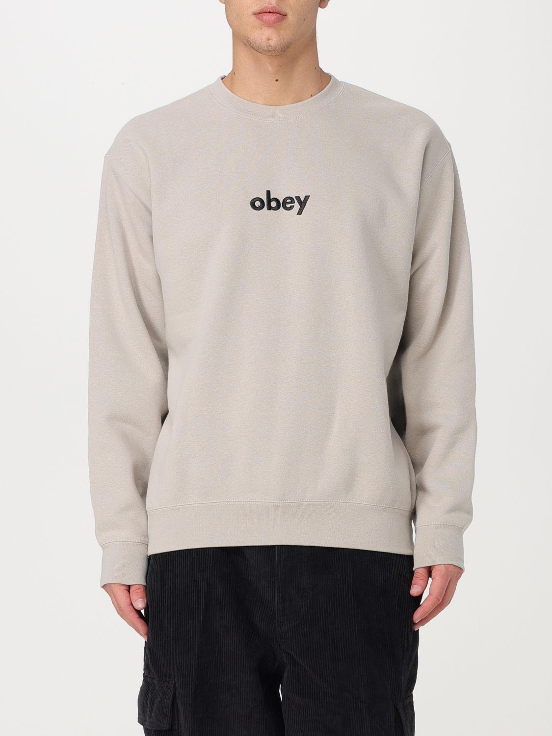 Obey Sweatshirt in Natural for Men Lyst UK
