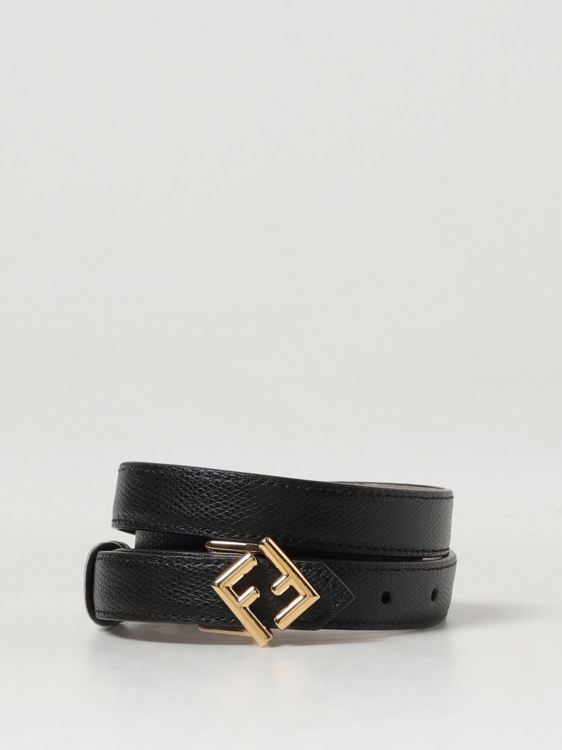 Black fendi belt discount
