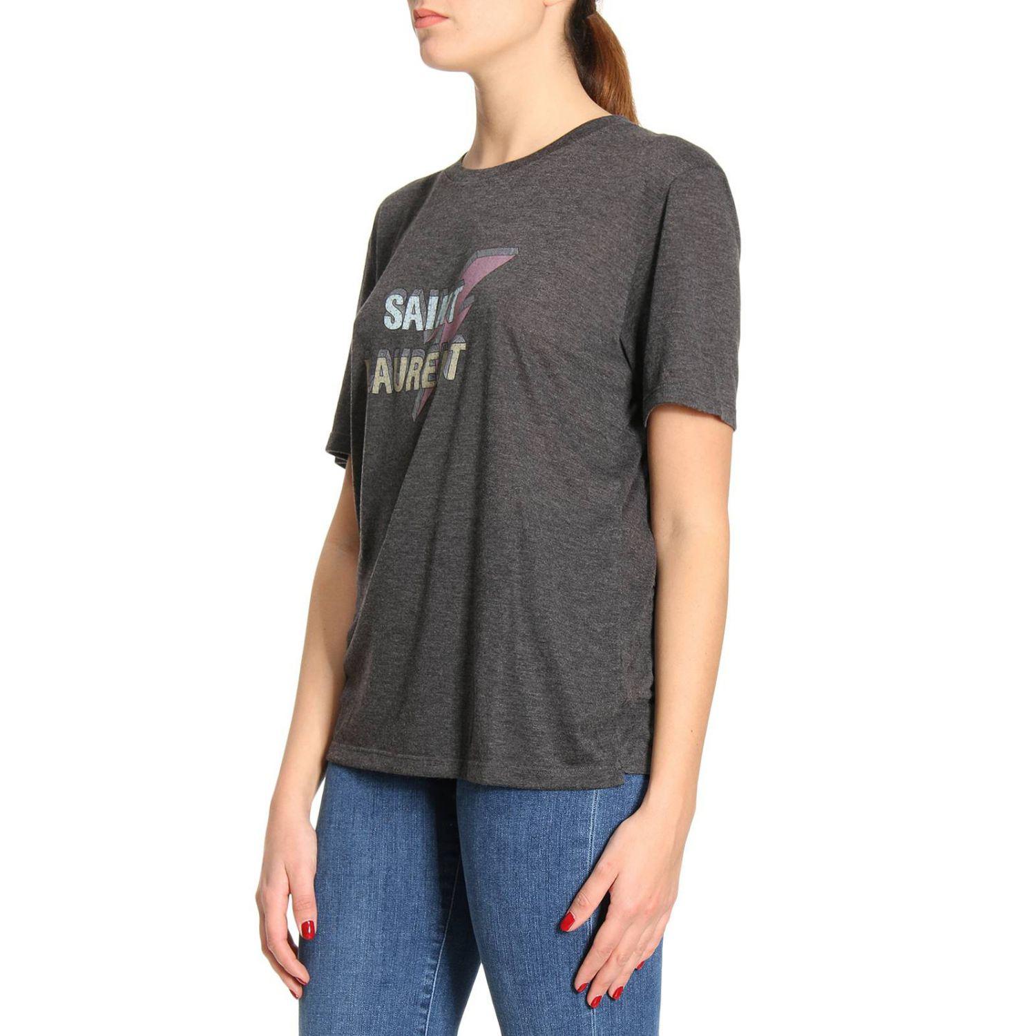 ysl t shirt women's grey