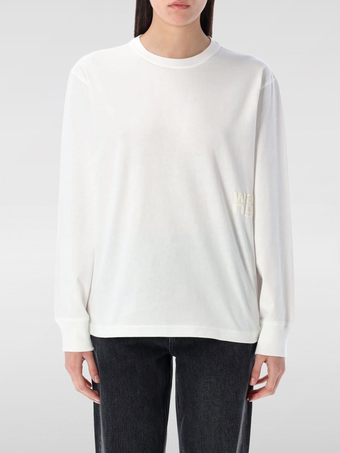 Tシャツ・カットソー T BY ALEXANDER WANG Women Sweater 4CC3241518 029C Grey Alexander Wang for Women FW25 Collection | SSENSE